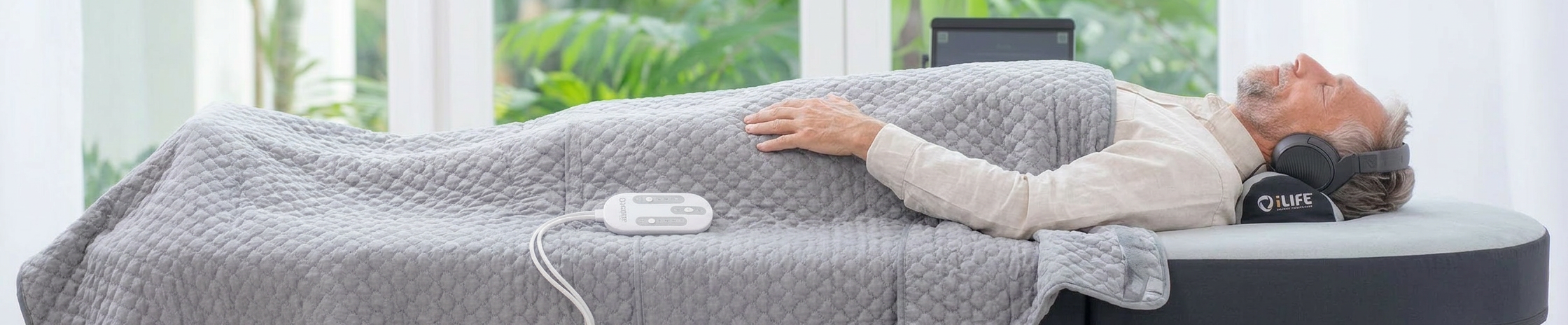 iLife Ferninfrarot Decke oder Bettauflage