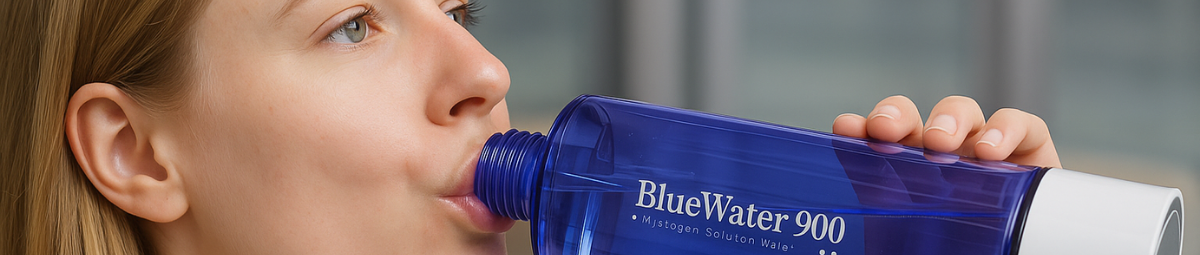 Blue Water – Wasserstoff-Wasserflasche | Energiereiches, antioxidatives Trinkwasser