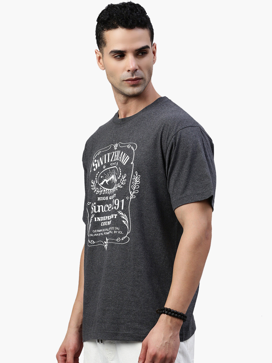 T-Shirt BLACK SWISS