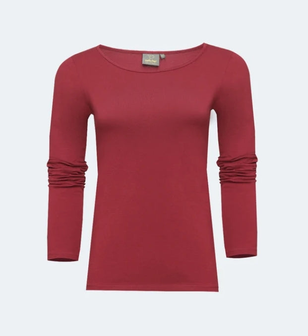 Stretch Langarm-T-Shirt Liliane