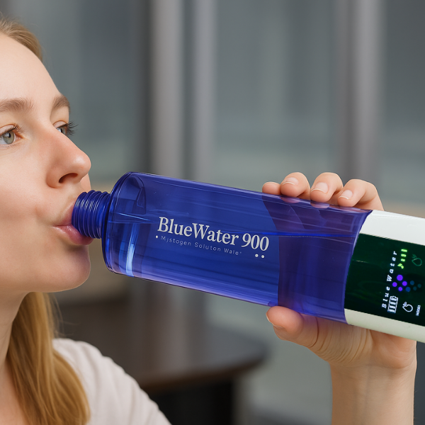 Blue Water – Wasserstoff-Wasserflasche | Energiereiches, antioxidatives Trinkwasser