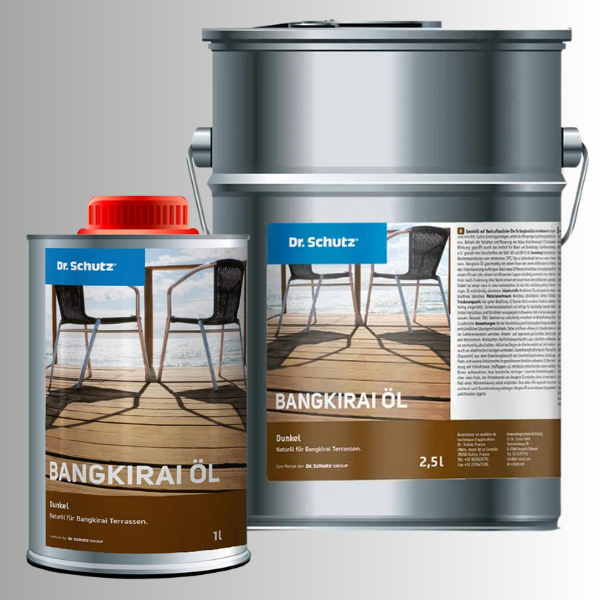 Bangkirai oil - brown colored