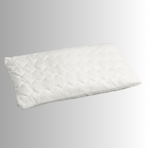 Hirsekissen mit Frotteebezug und Nachfüllbeutel