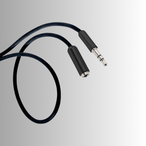 Audio cable extension for headphones 1 m