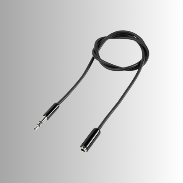 Audio cable extension for headphones 1 m