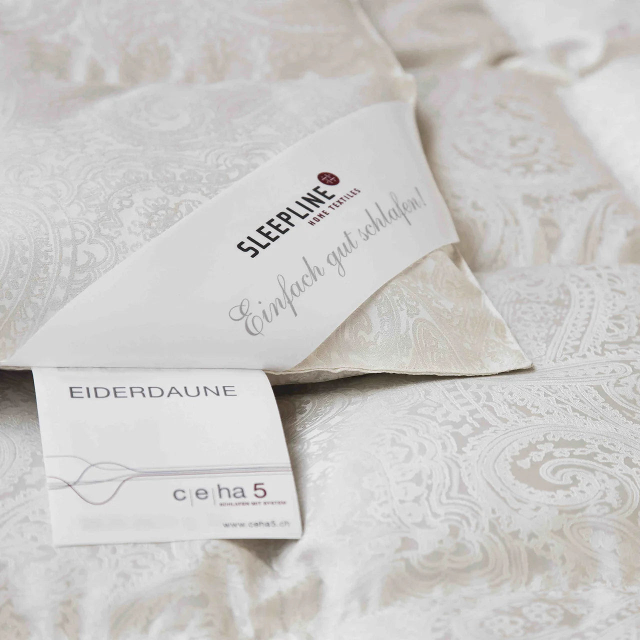 Sleepline EIDERDAUNE – exklusives Komfortkissen