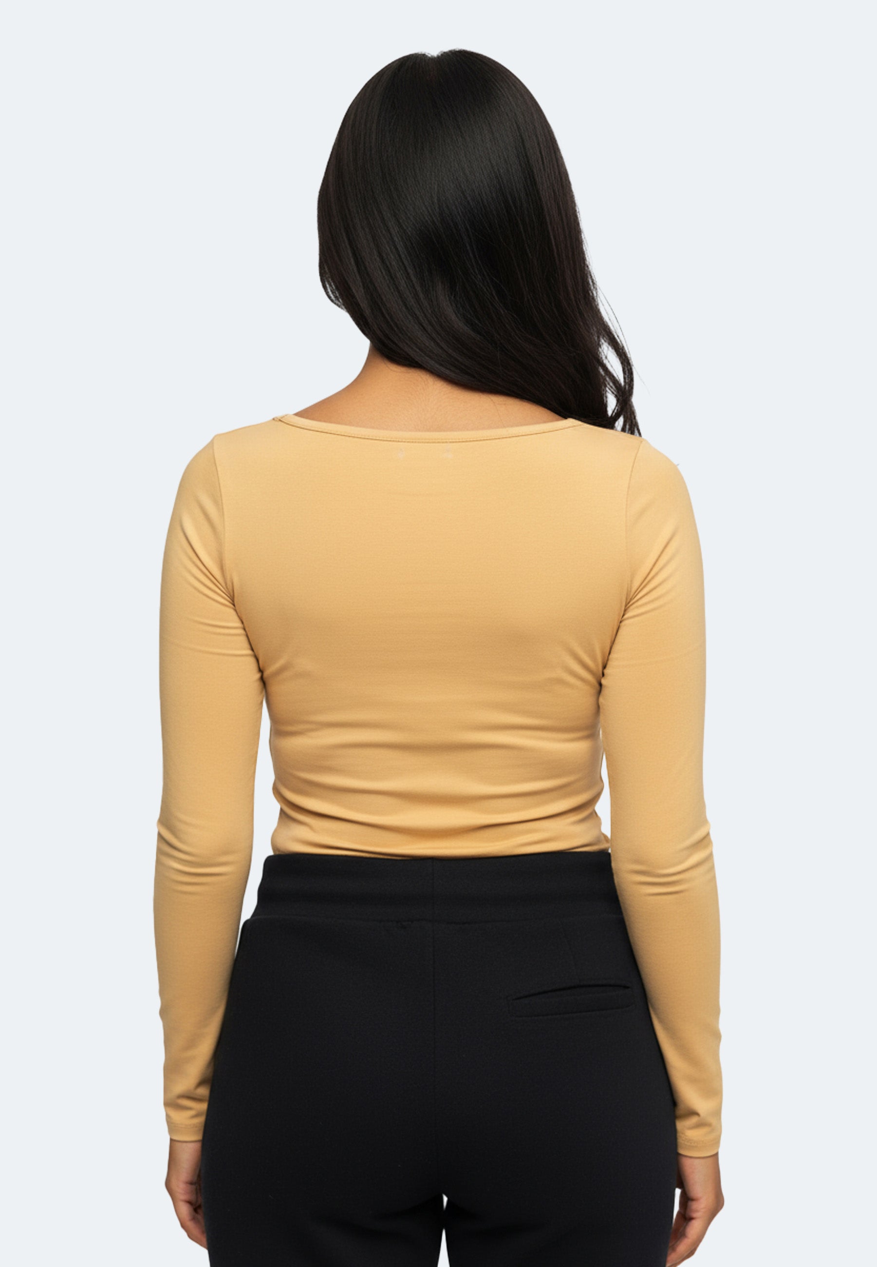 Stretch Langarm-T-Shirt Liliane