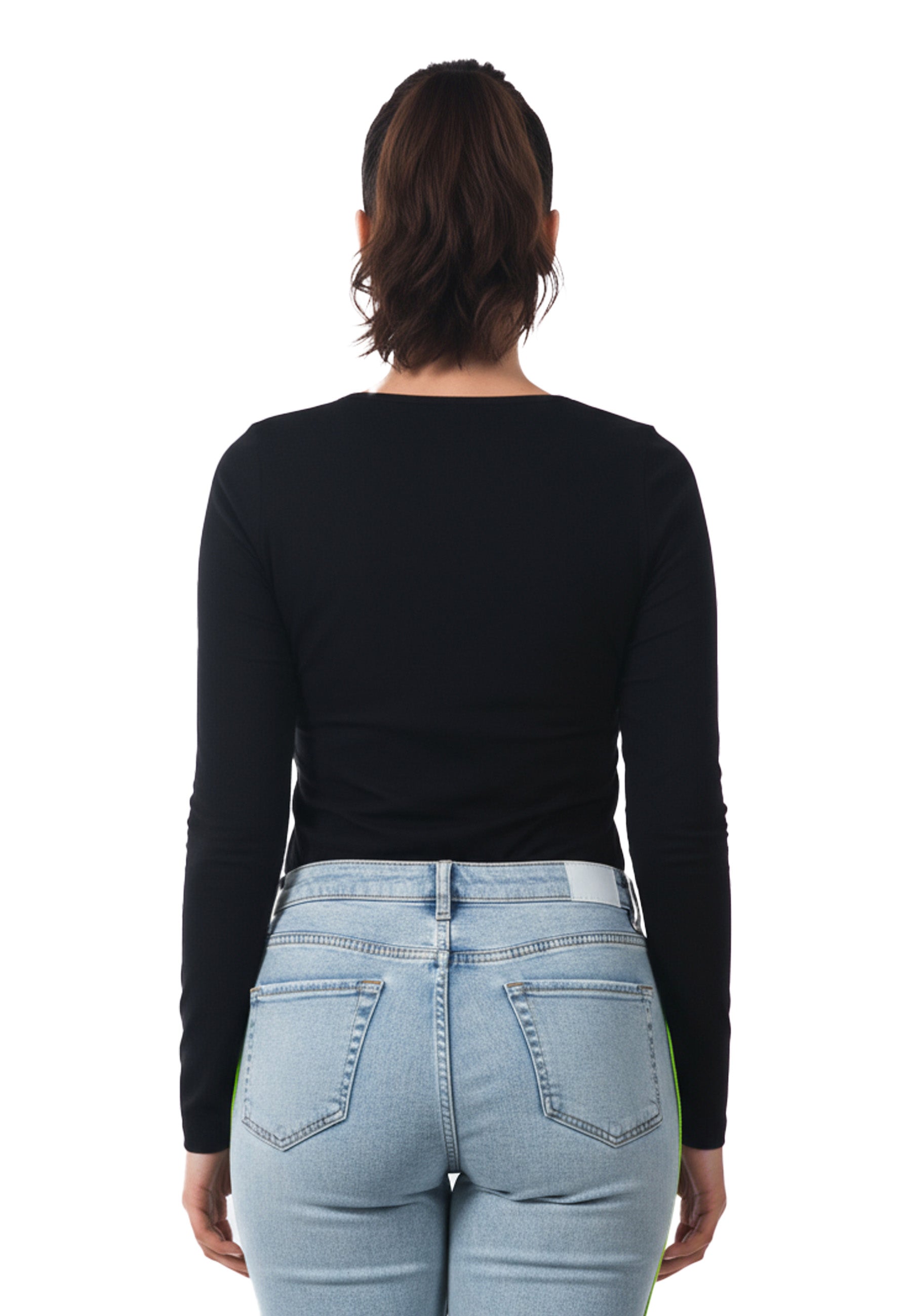 Stretch Langarm-T-Shirt Liliane