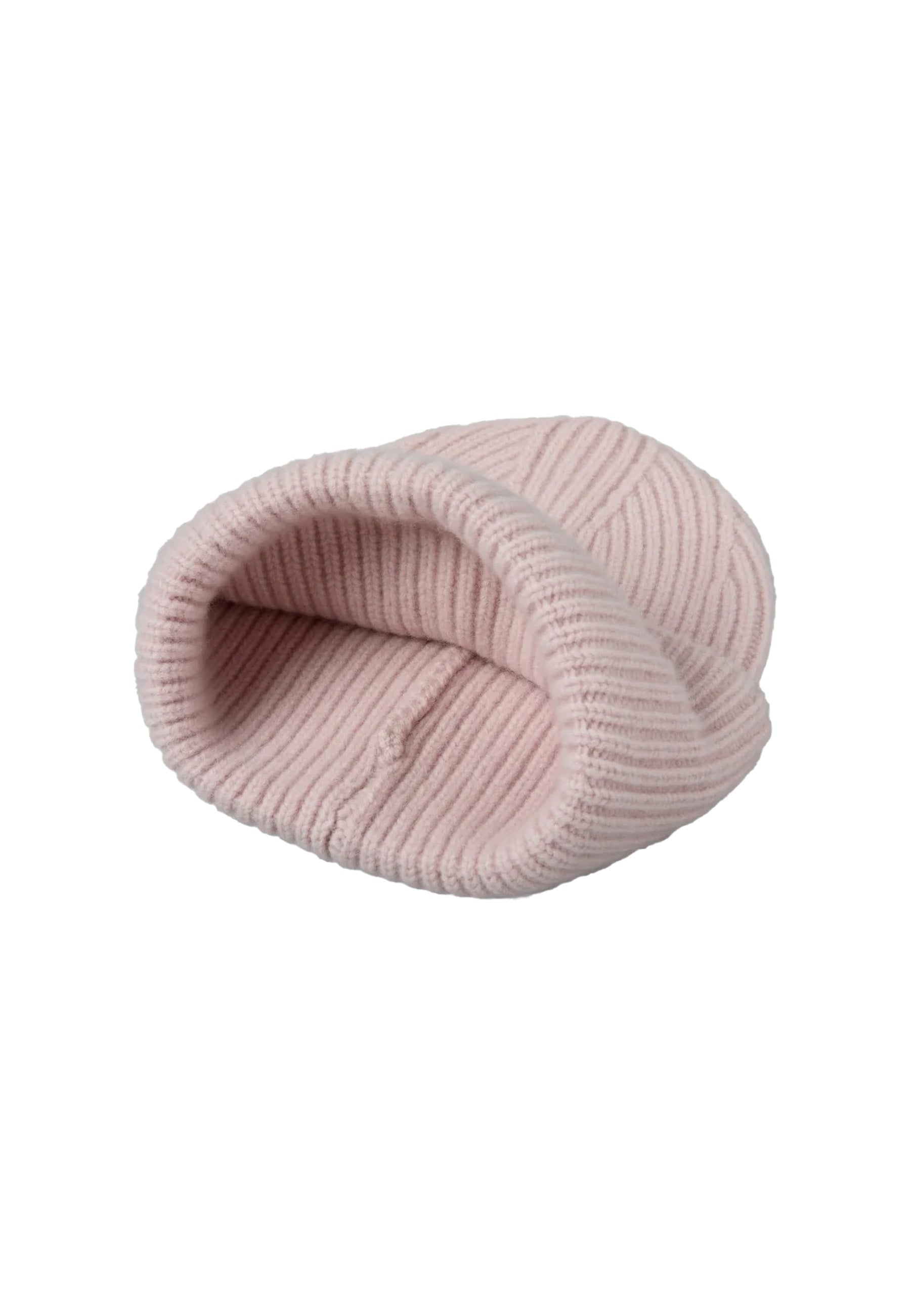 Merino Wolle Beanie mit hohem Umschlag - Malo