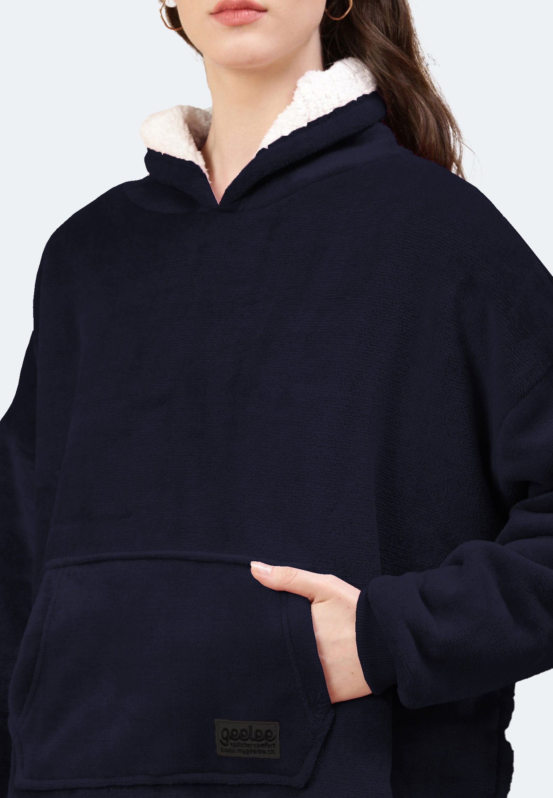 Geelee Plaid – der ultrabequeme Hoodie in Übergrösse