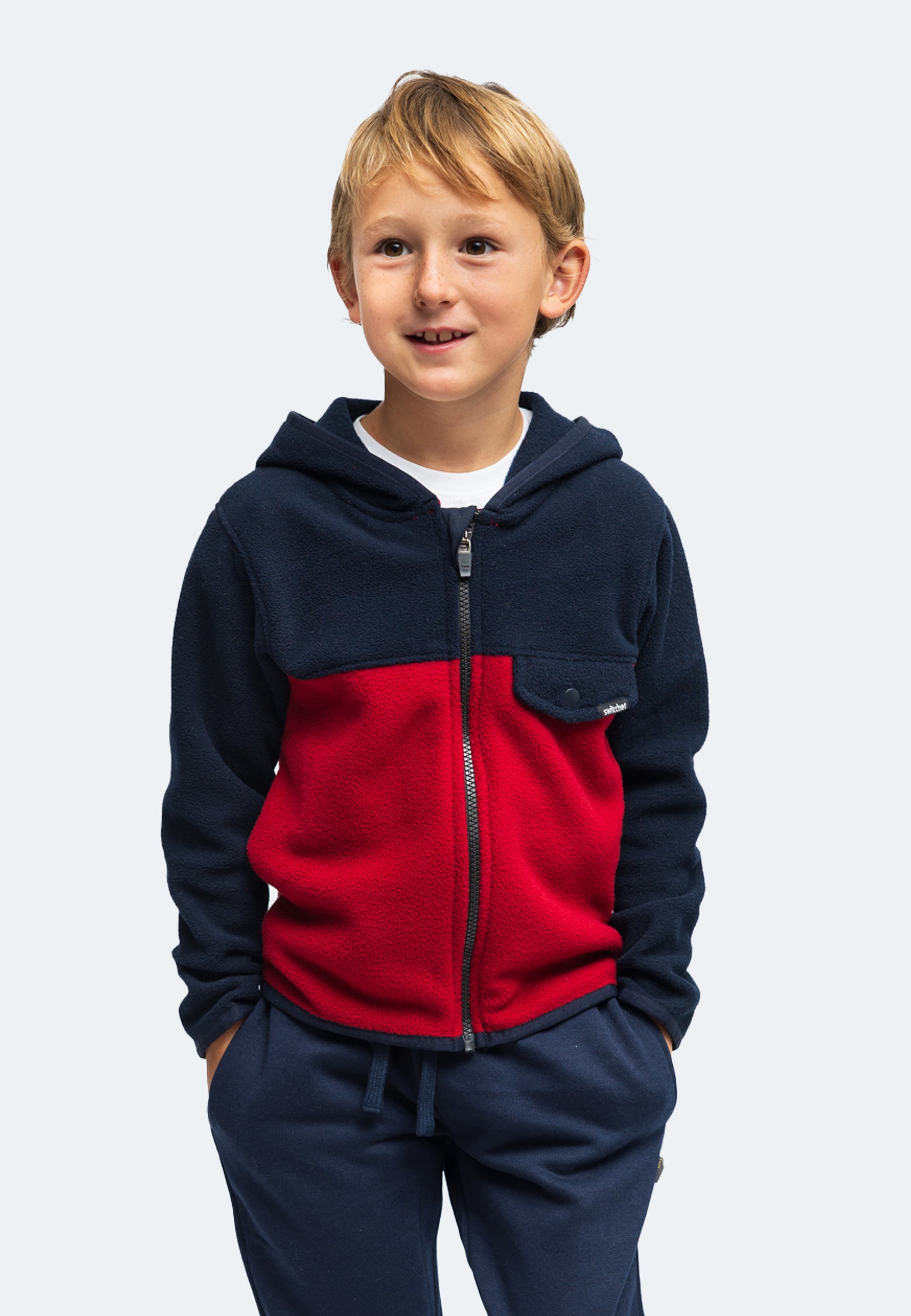 Kinder Micro-Fleece-Jacke Villars