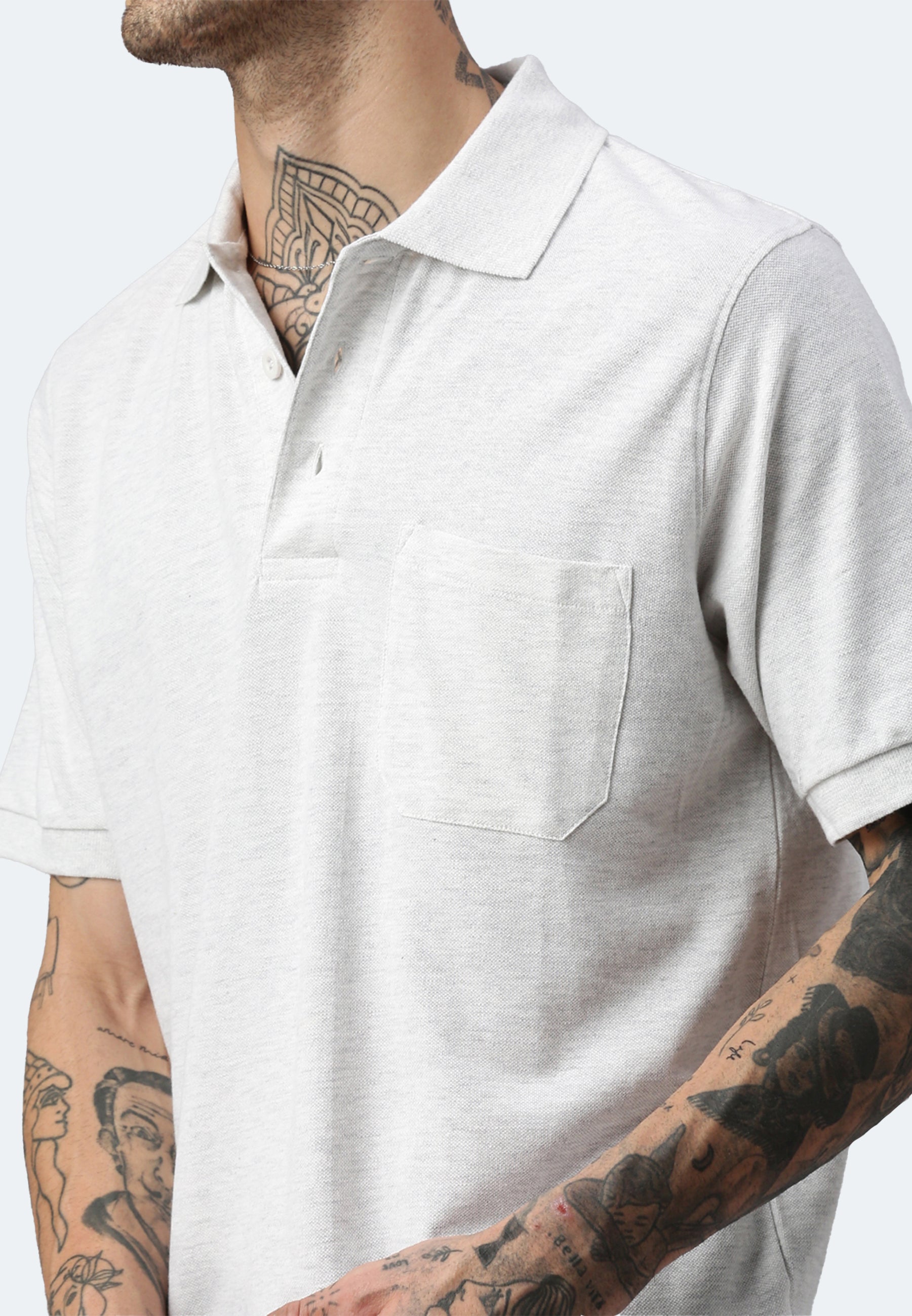 Airtex Piqué Pocket Poloshirt Whale