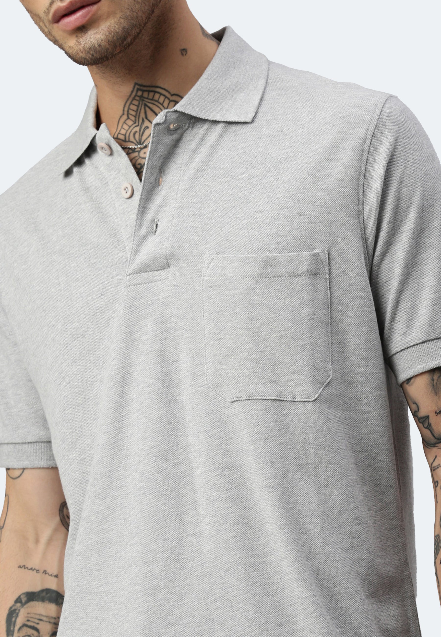 Airtex Piqué Pocket Poloshirt Whale