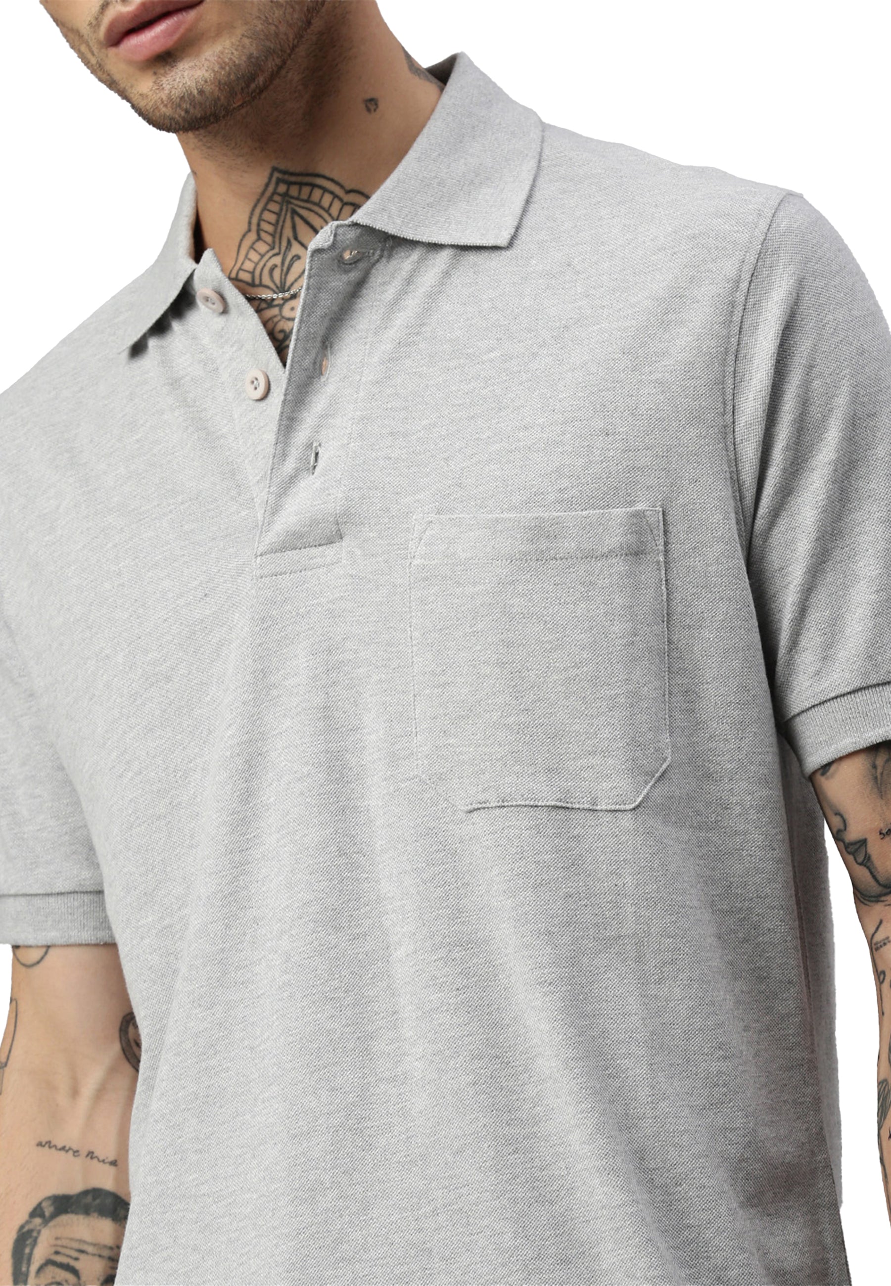 Airtex Piqué Pocket Poloshirt Whale
