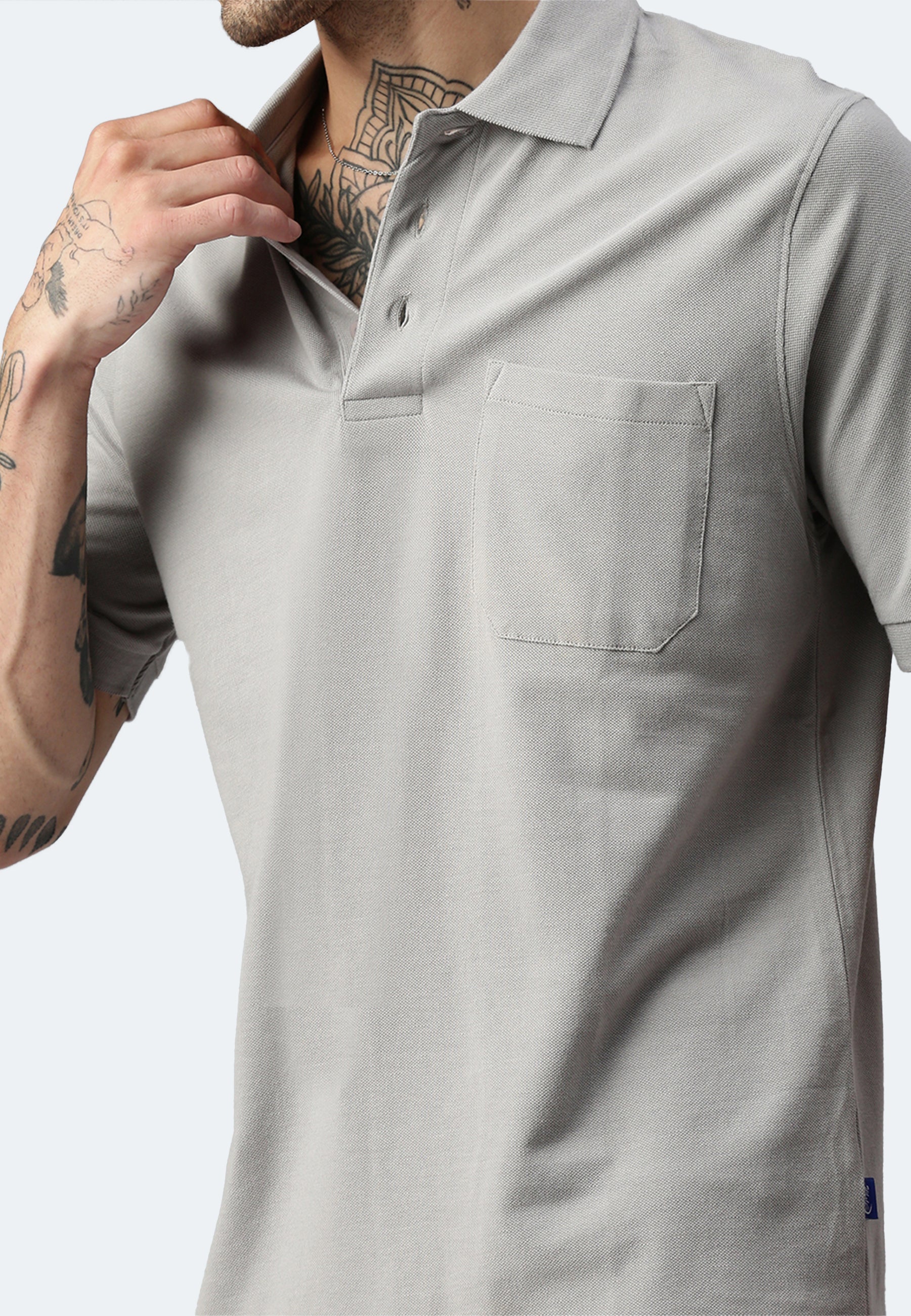 Airtex Piqué Pocket Poloshirt Whale