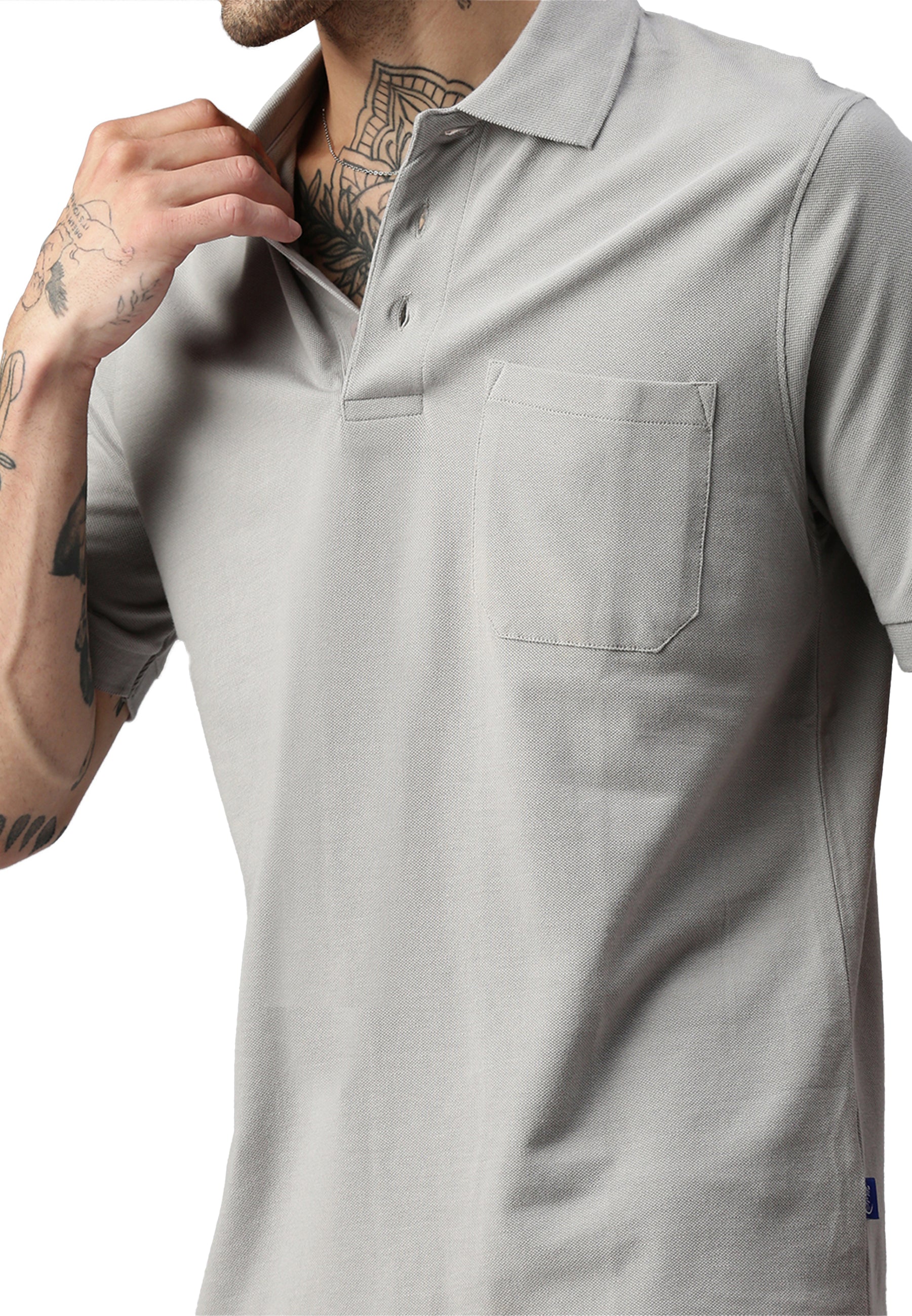 Airtex Piqué Pocket Poloshirt Whale