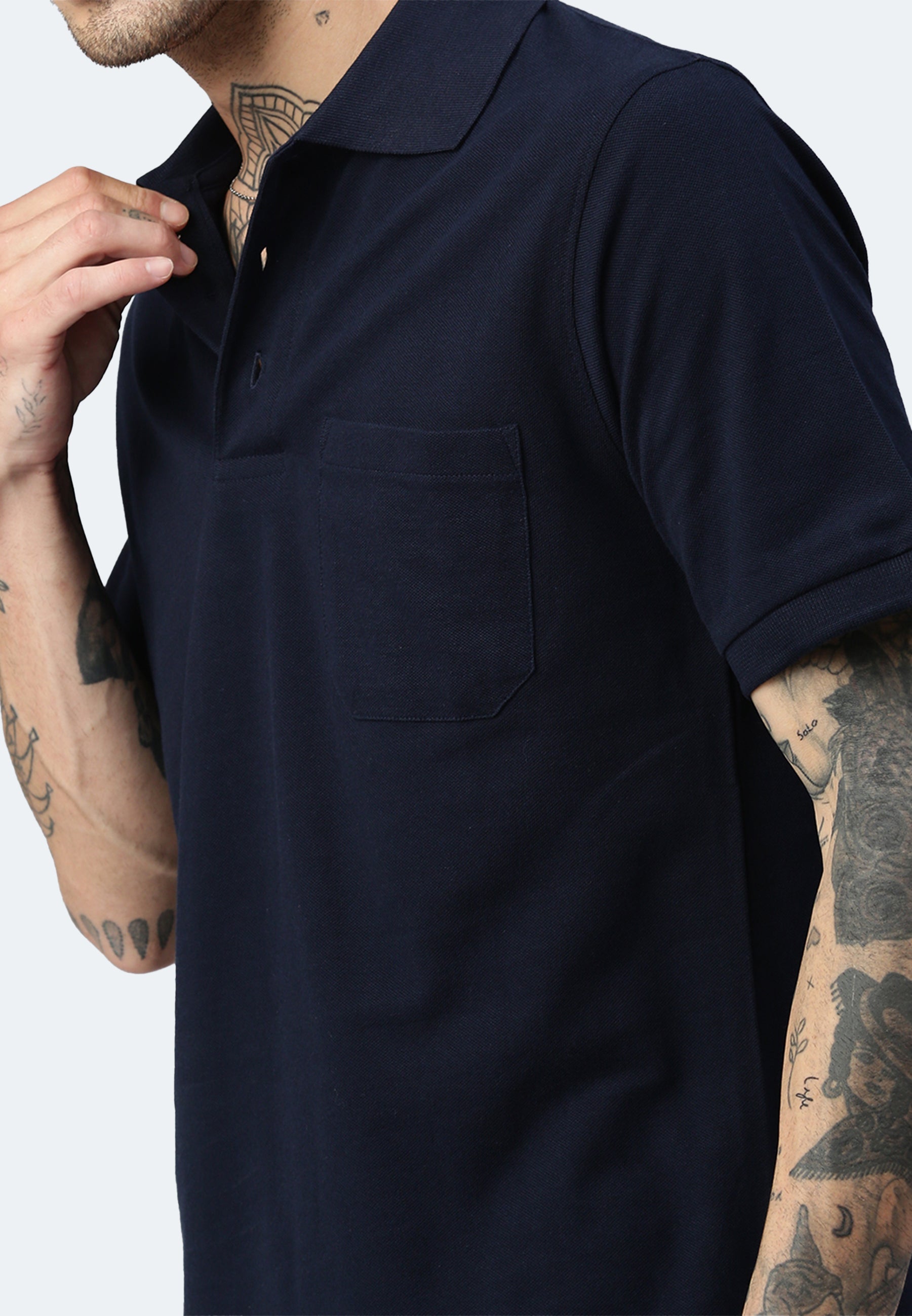 Airtex Piqué Pocket Poloshirt Whale
