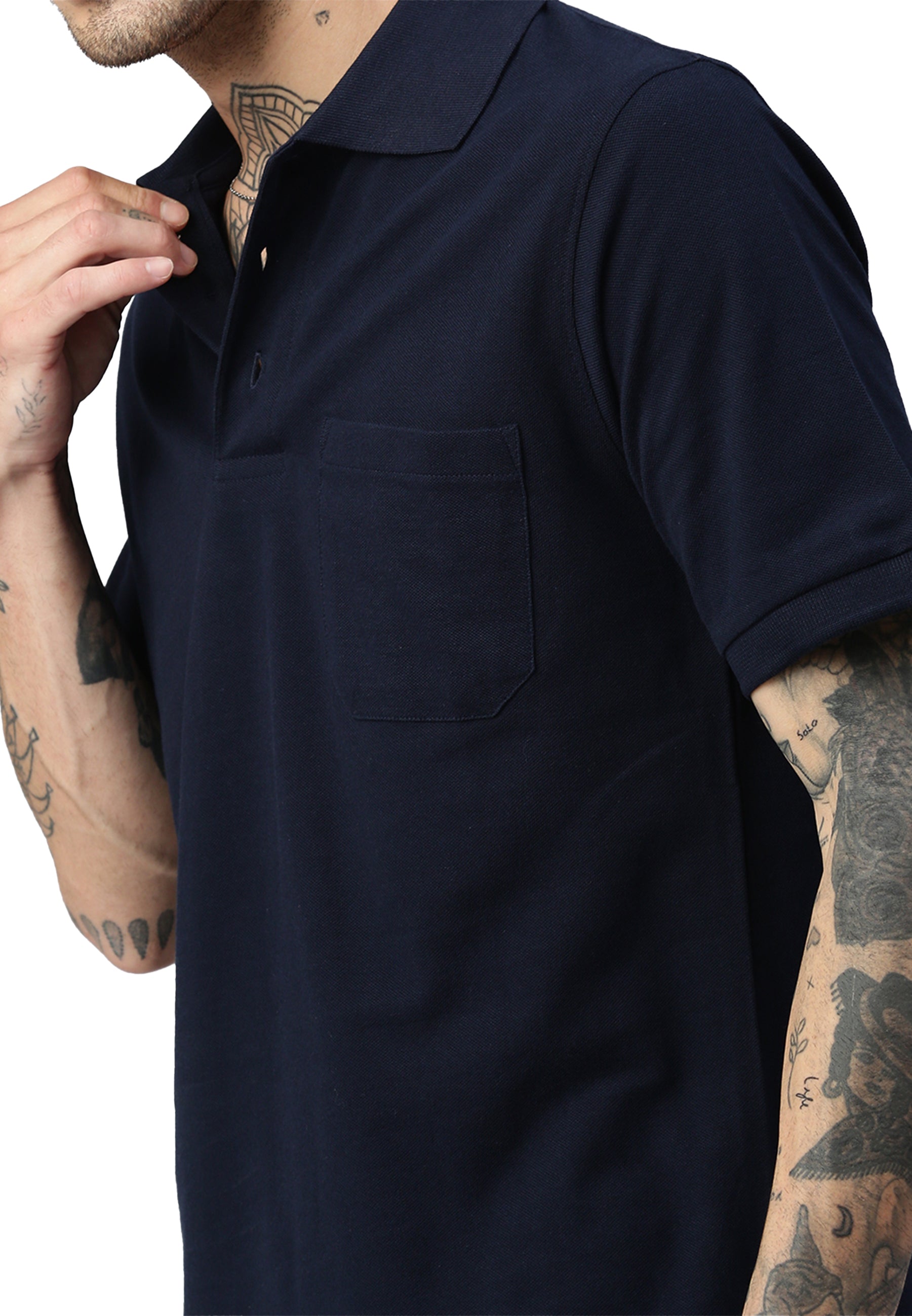 Airtex Piqué Pocket Poloshirt Whale