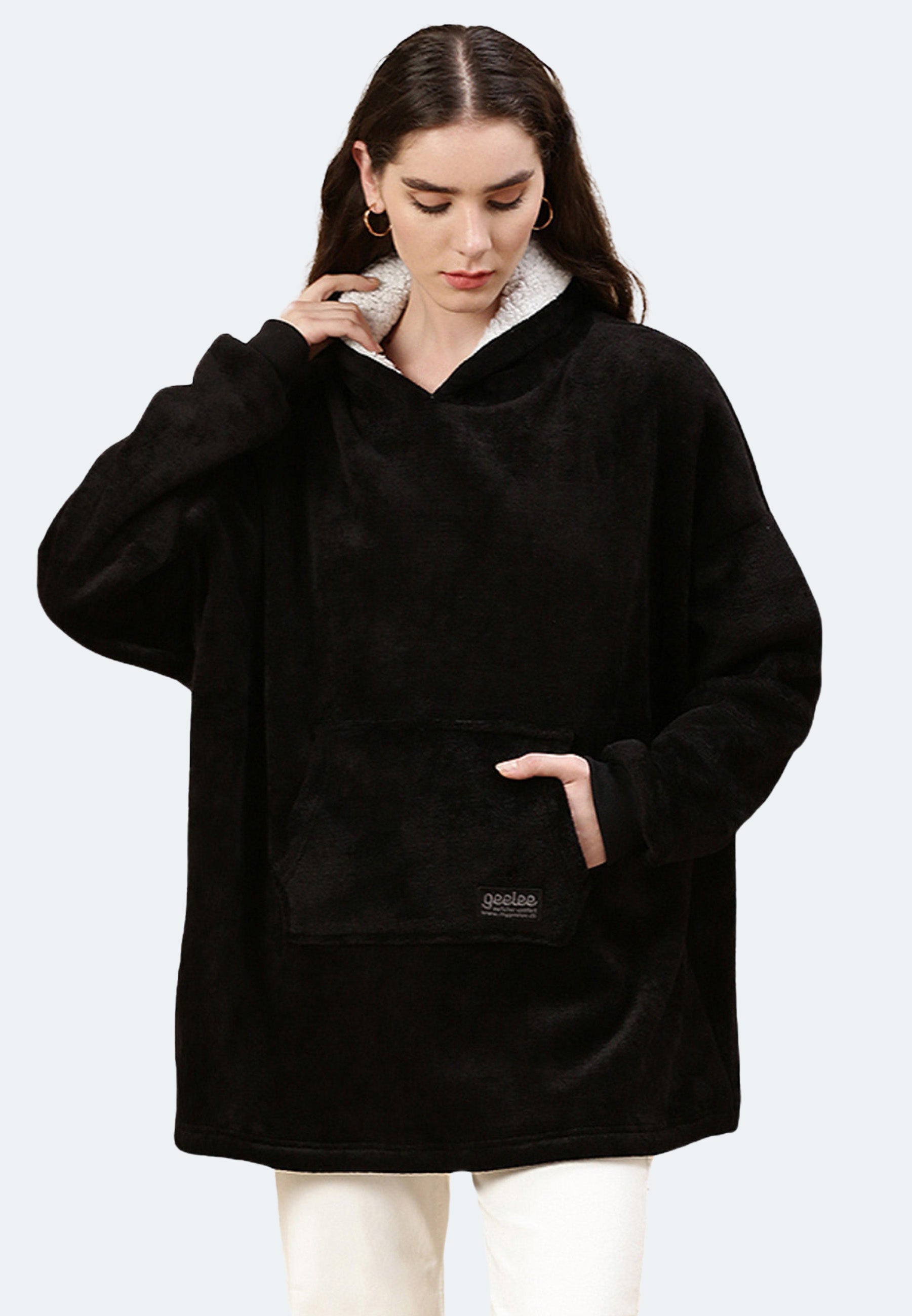 Geelee Plaid – der ultrabequeme Hoodie in Übergrösse