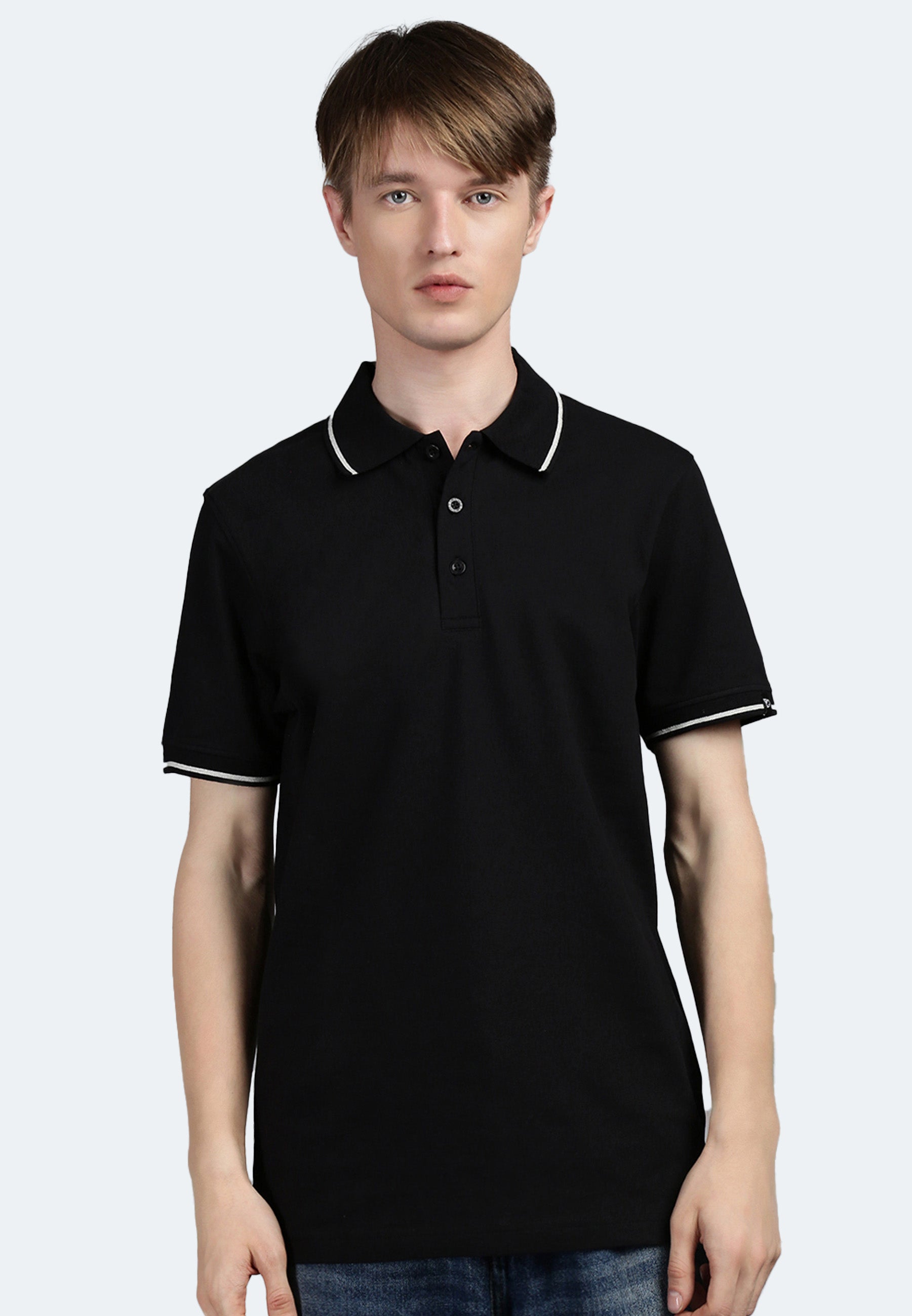 Contrast Polo mit Elasthan Ben