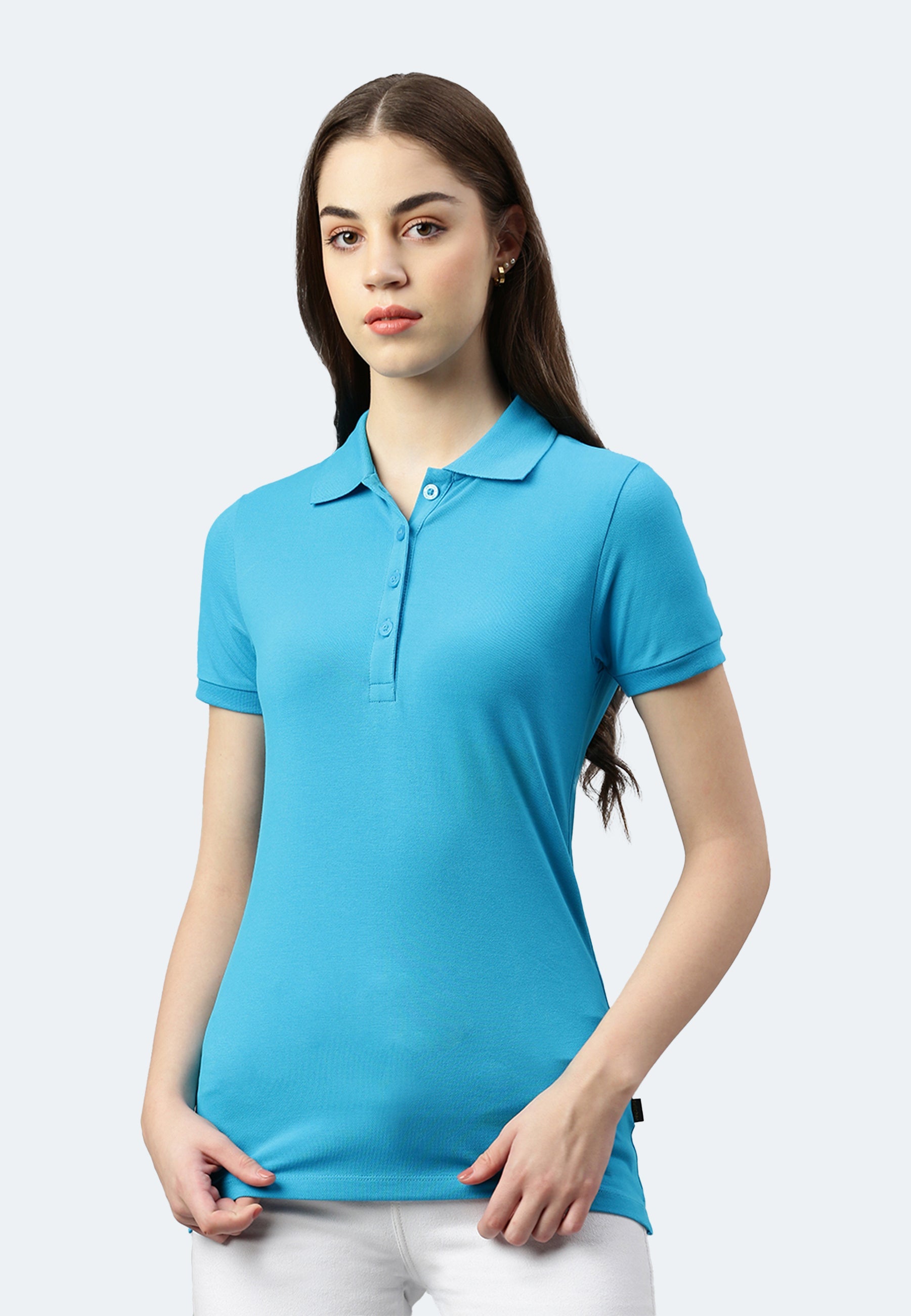 Stretch Bio Piqué Polo Shirt Stacy