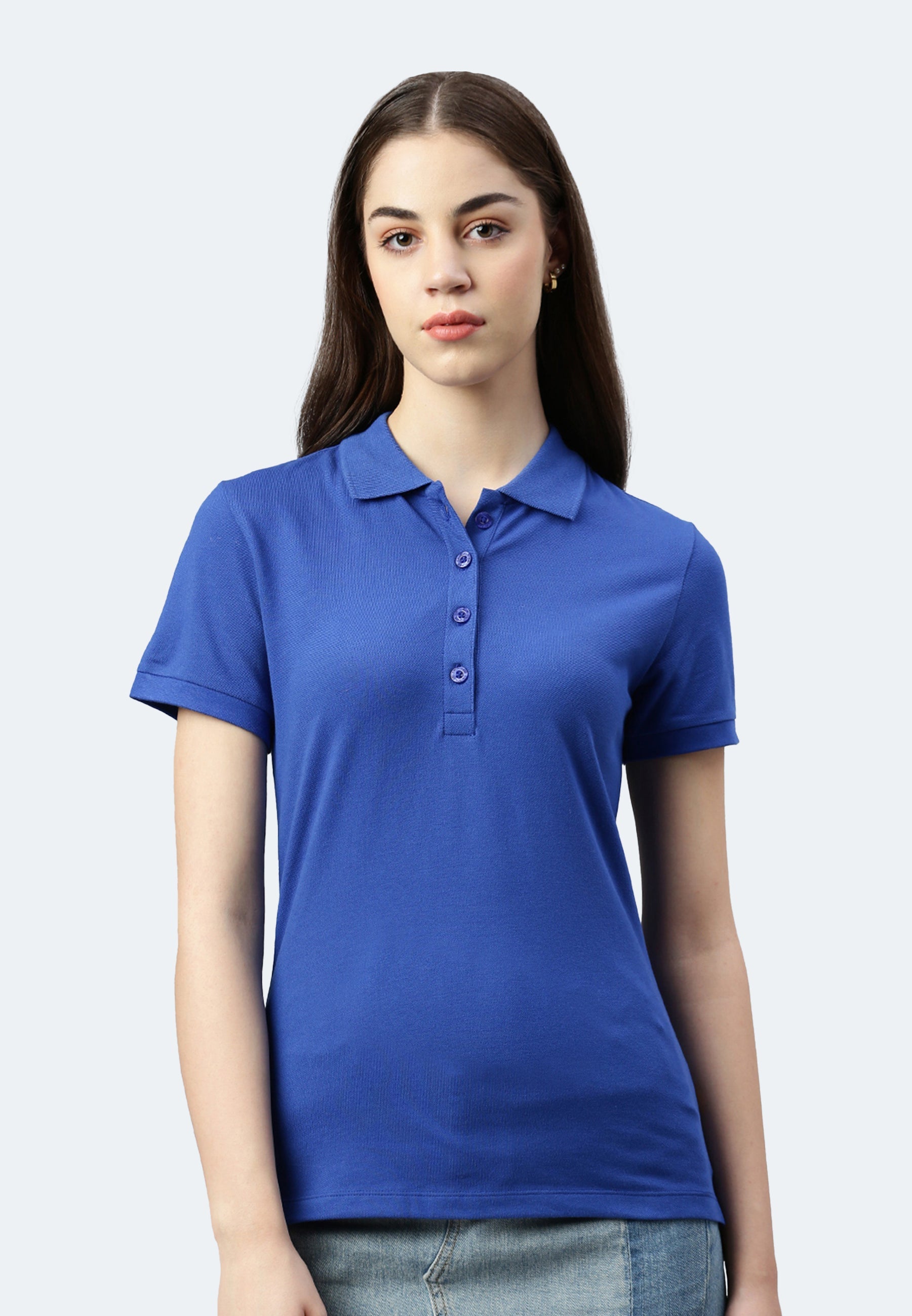 Stretch Bio Piqué Polo Shirt Stacy