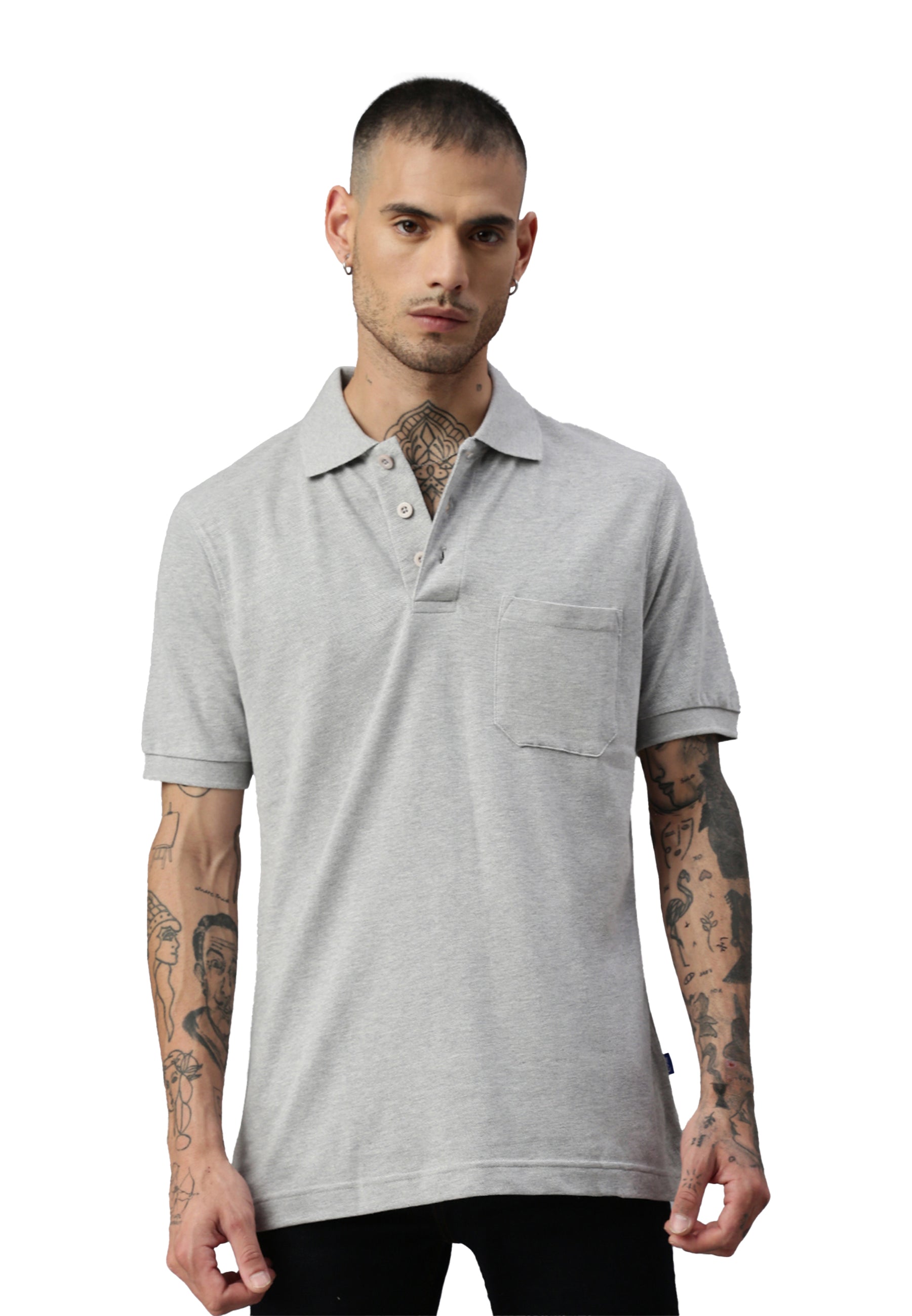 Airtex Piqué Pocket Poloshirt Whale
