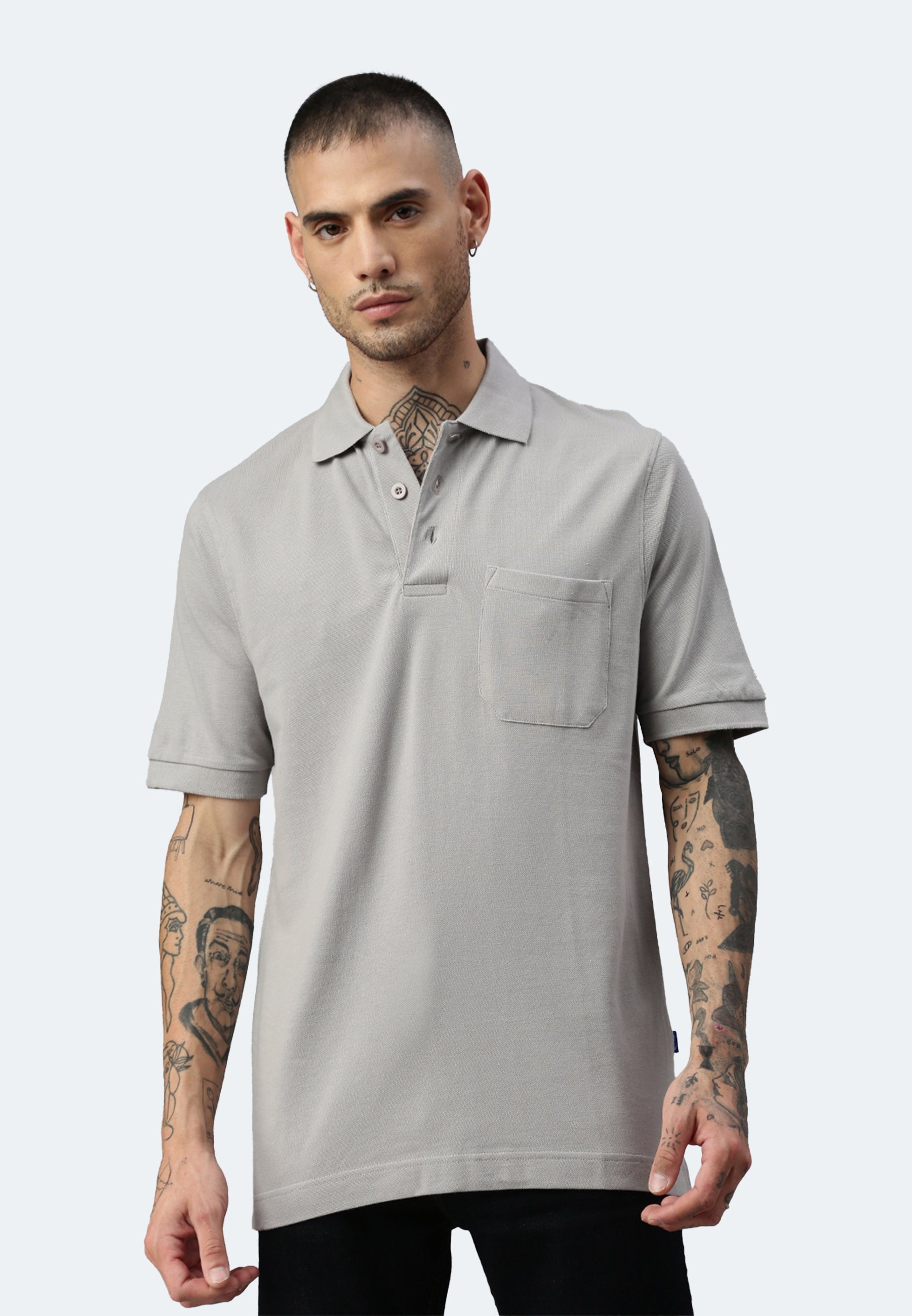 Airtex Piqué Pocket Poloshirt Whale