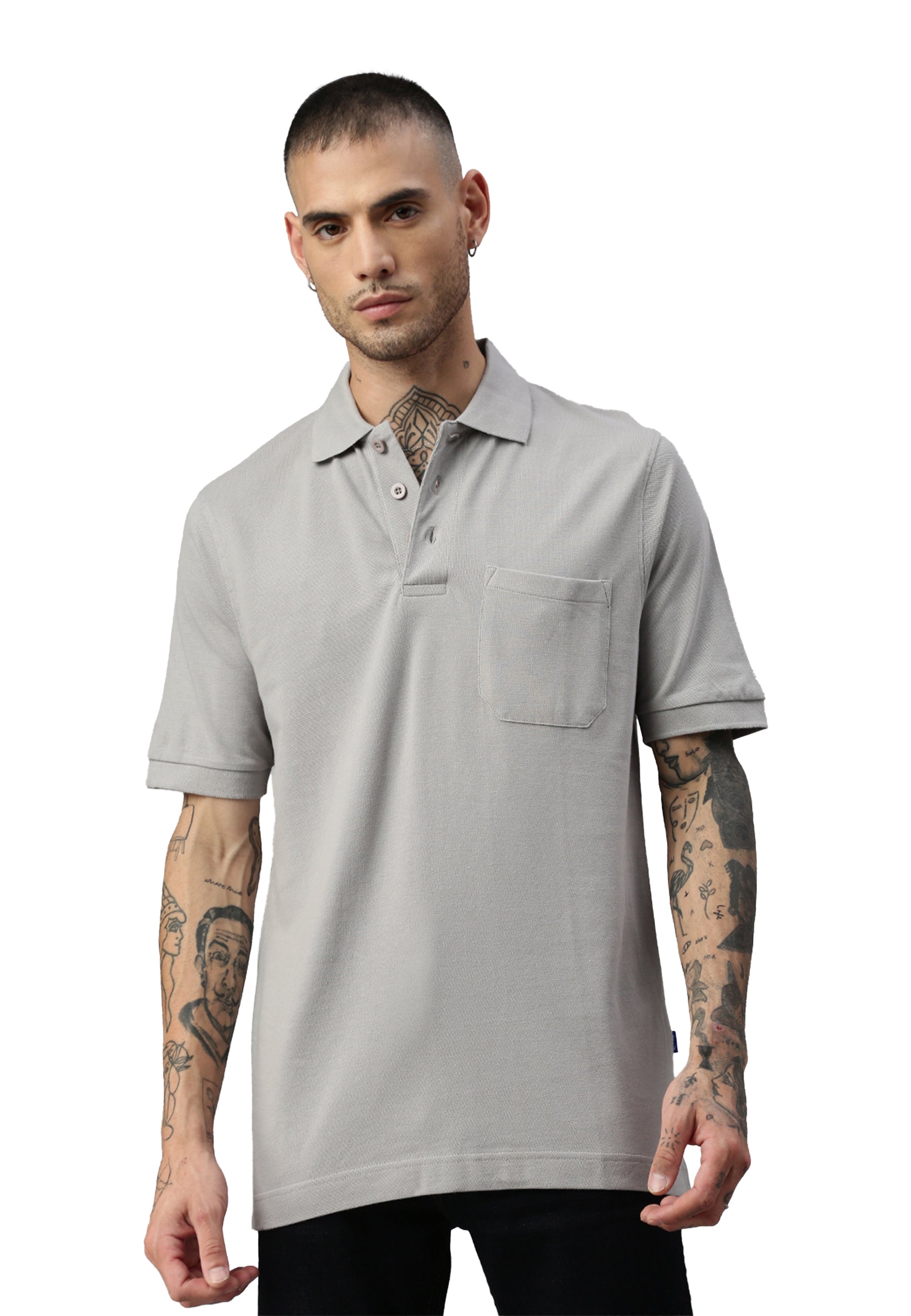Airtex Piqué Pocket Poloshirt Whale