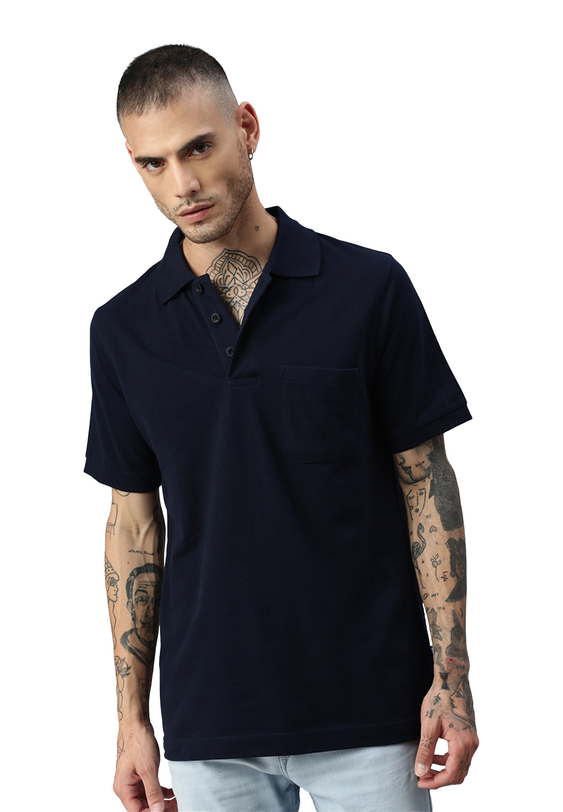 Airtex Piqué Pocket Poloshirt Whale