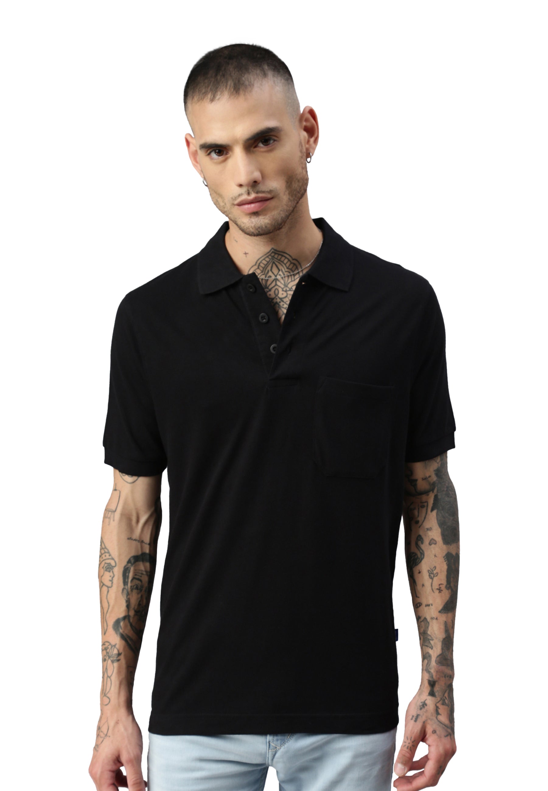 Airtex Piqué Pocket Poloshirt Whale
