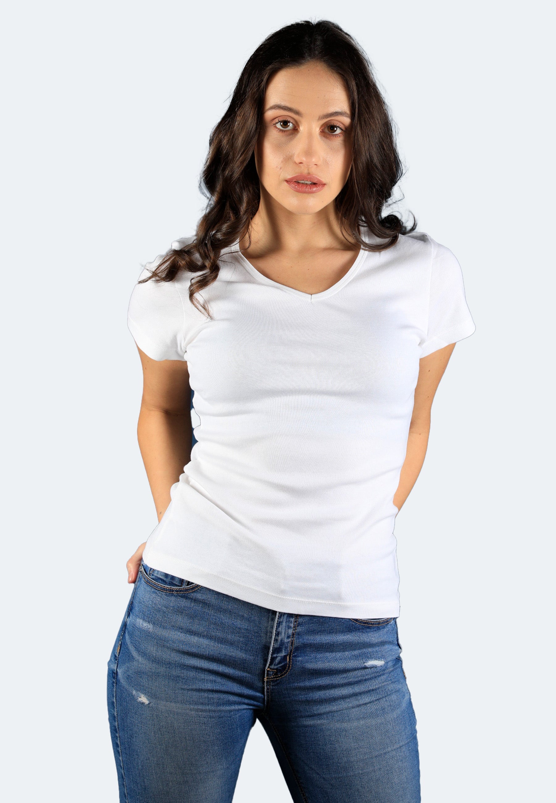 Ripp T-Shirt V-Neck Efia