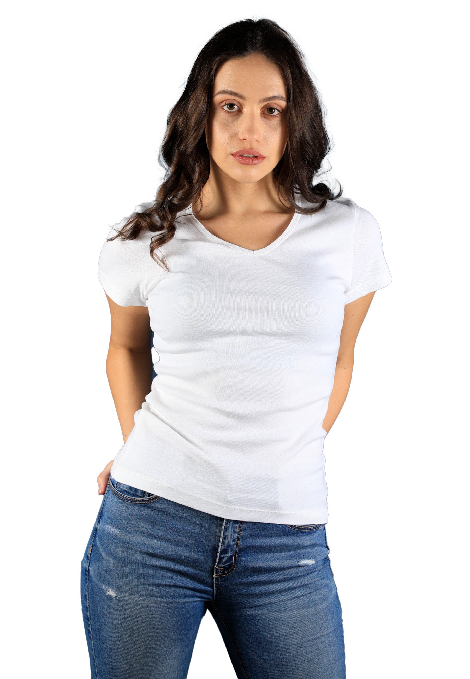 Ripp T-Shirt V-Neck Efia