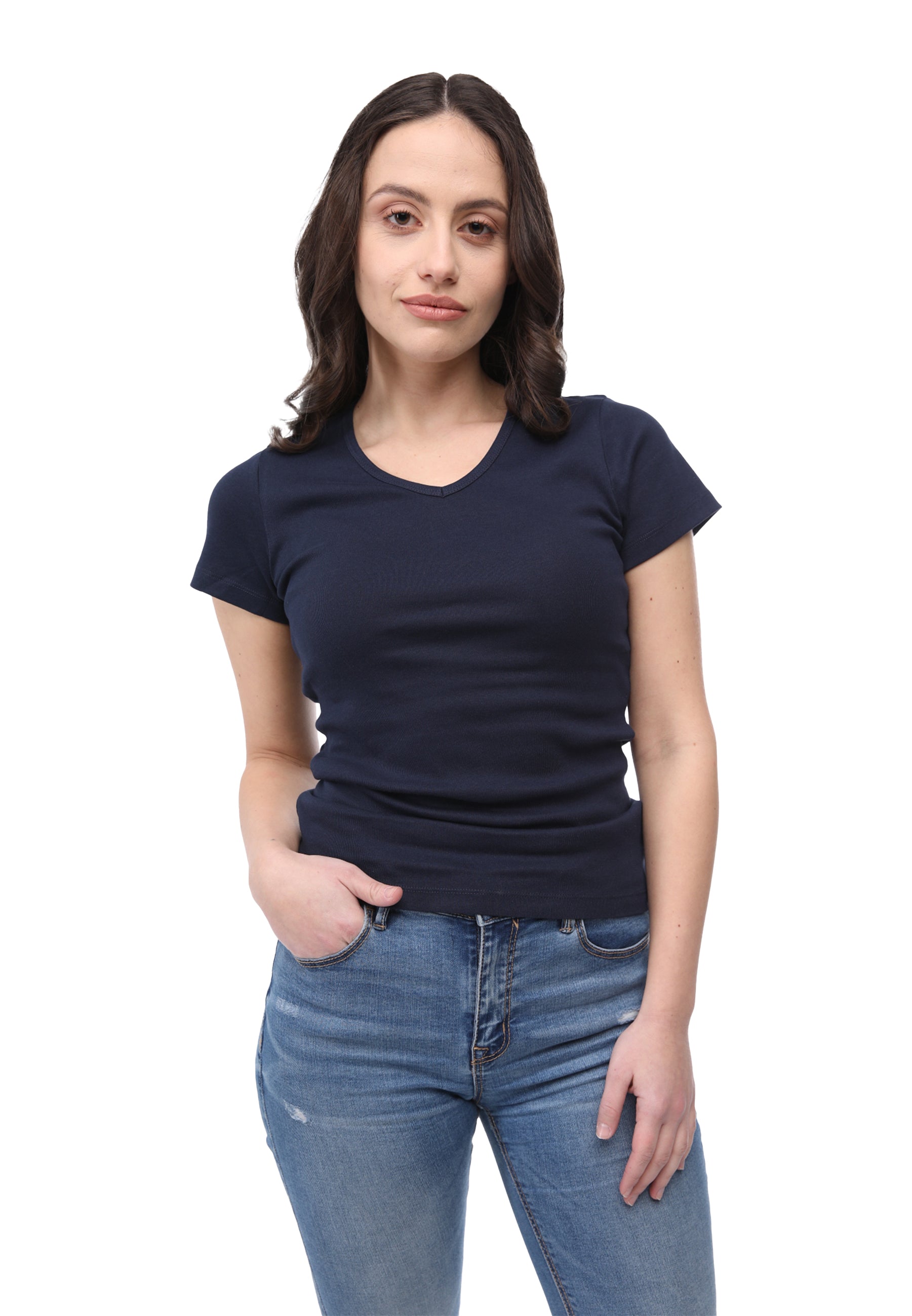Ripp T-Shirt V-Neck Efia