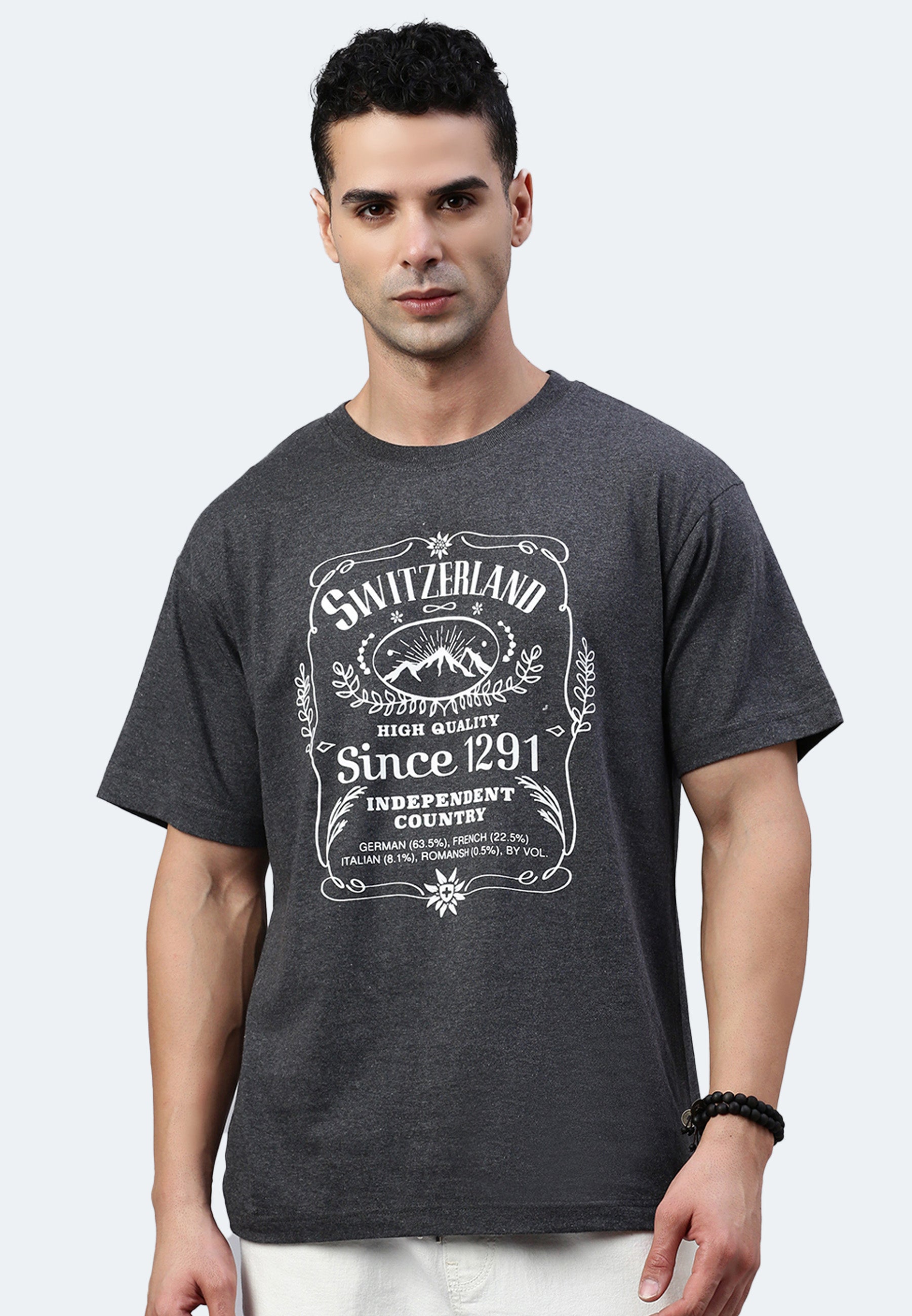 T-Shirt BLACK SWISS