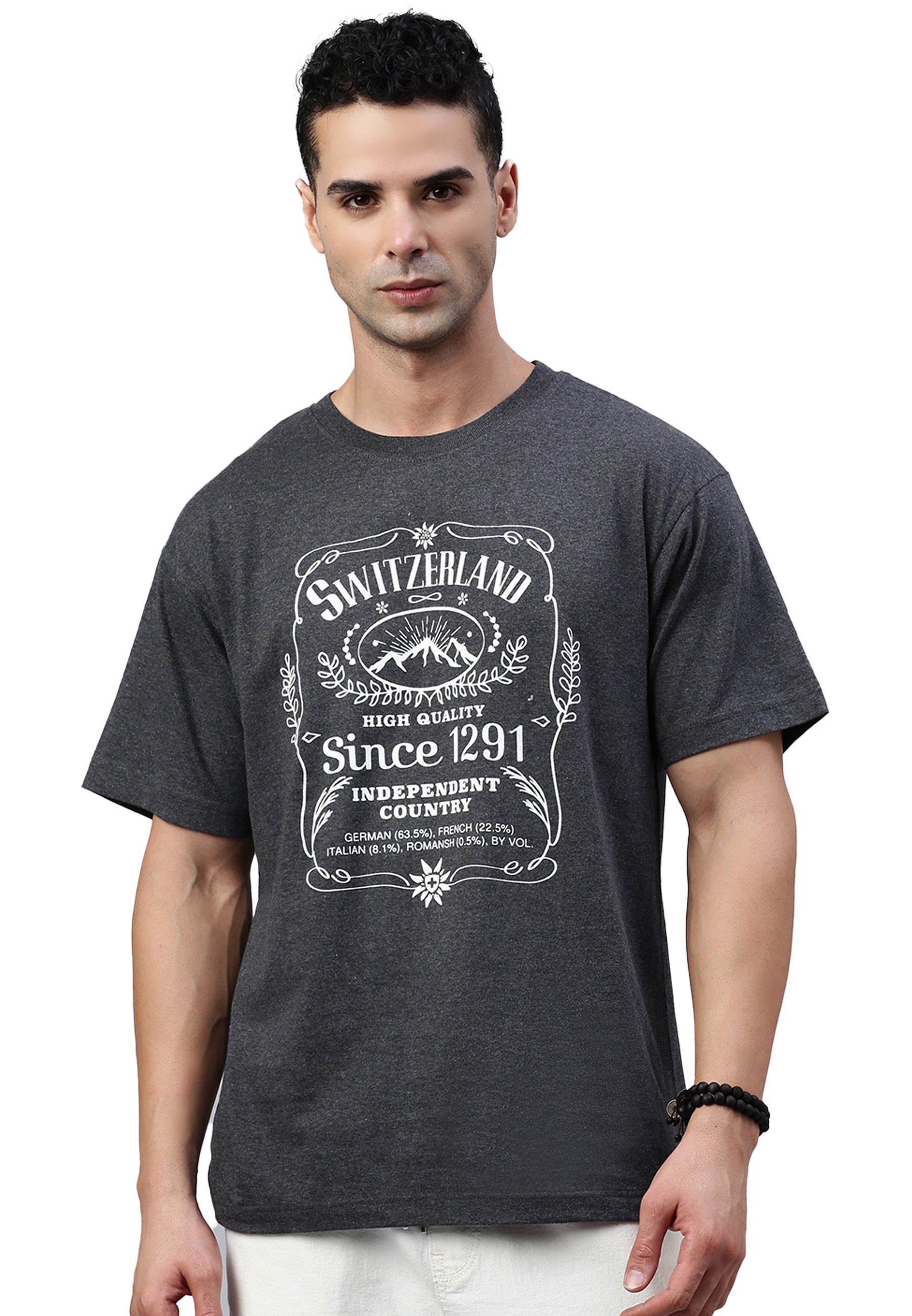 T-Shirt BLACK SWISS