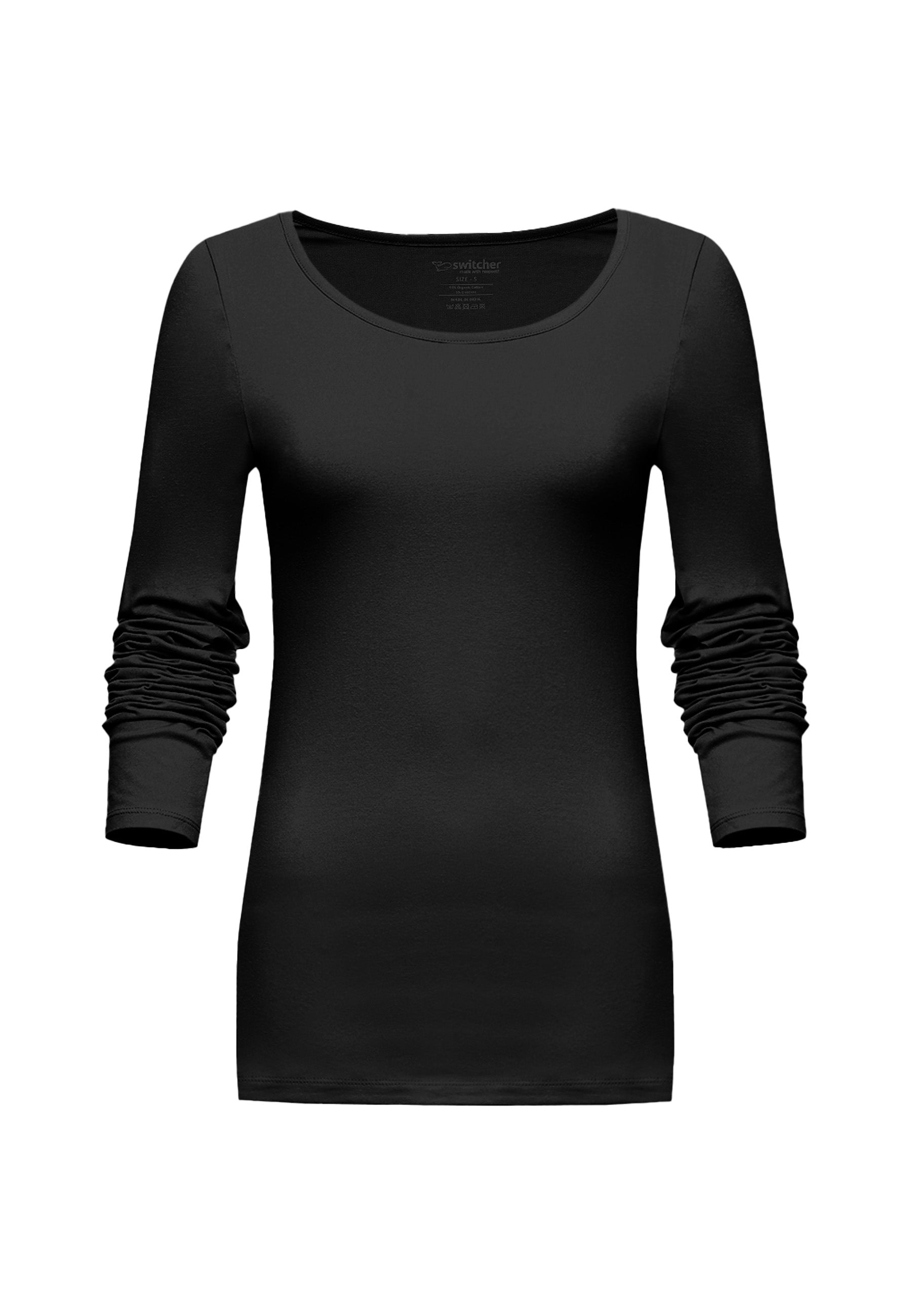 Stretch Langarm-T-Shirt Liliane