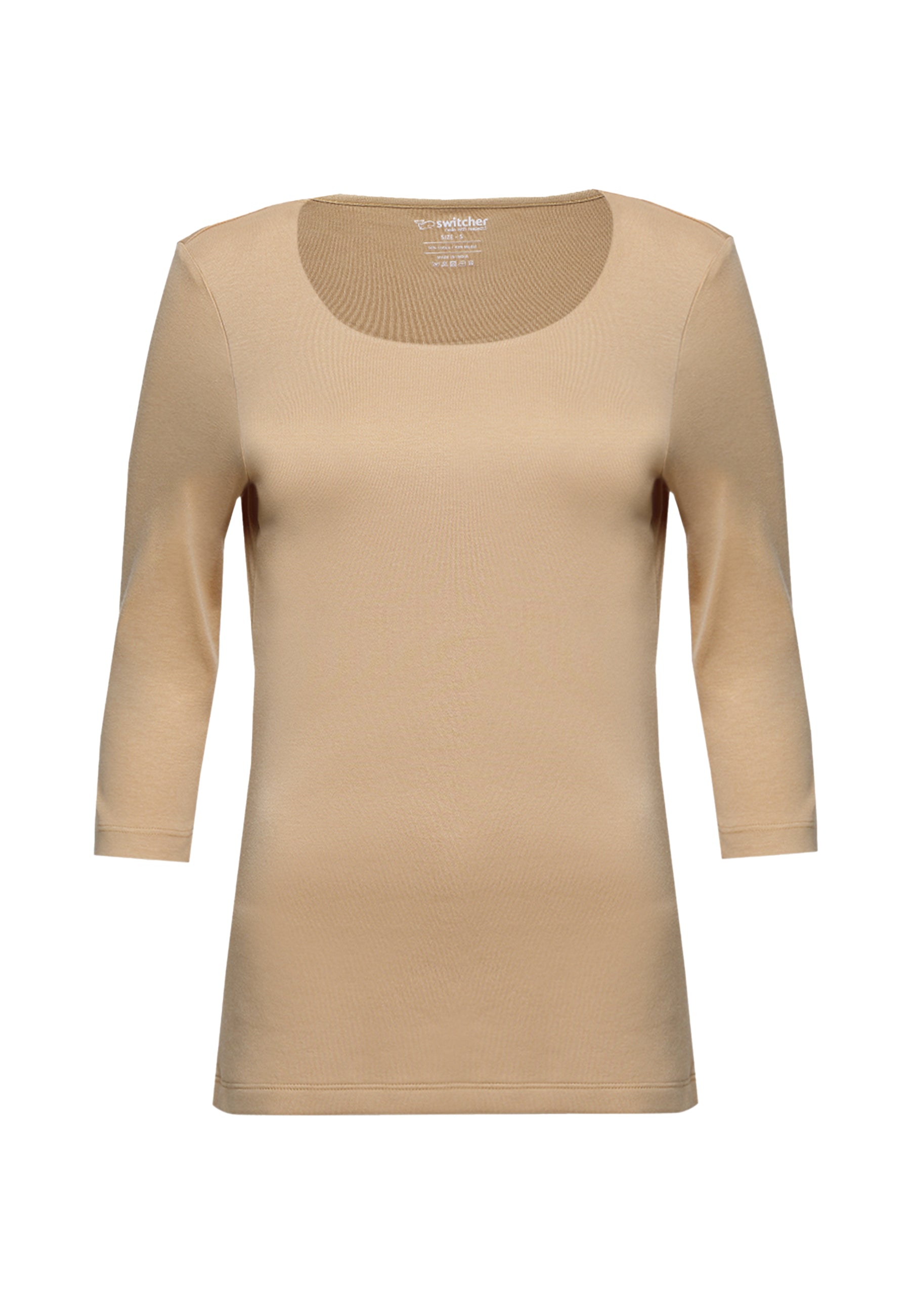 Yasmin Damen Basic T-Shirt 3/4 Arm