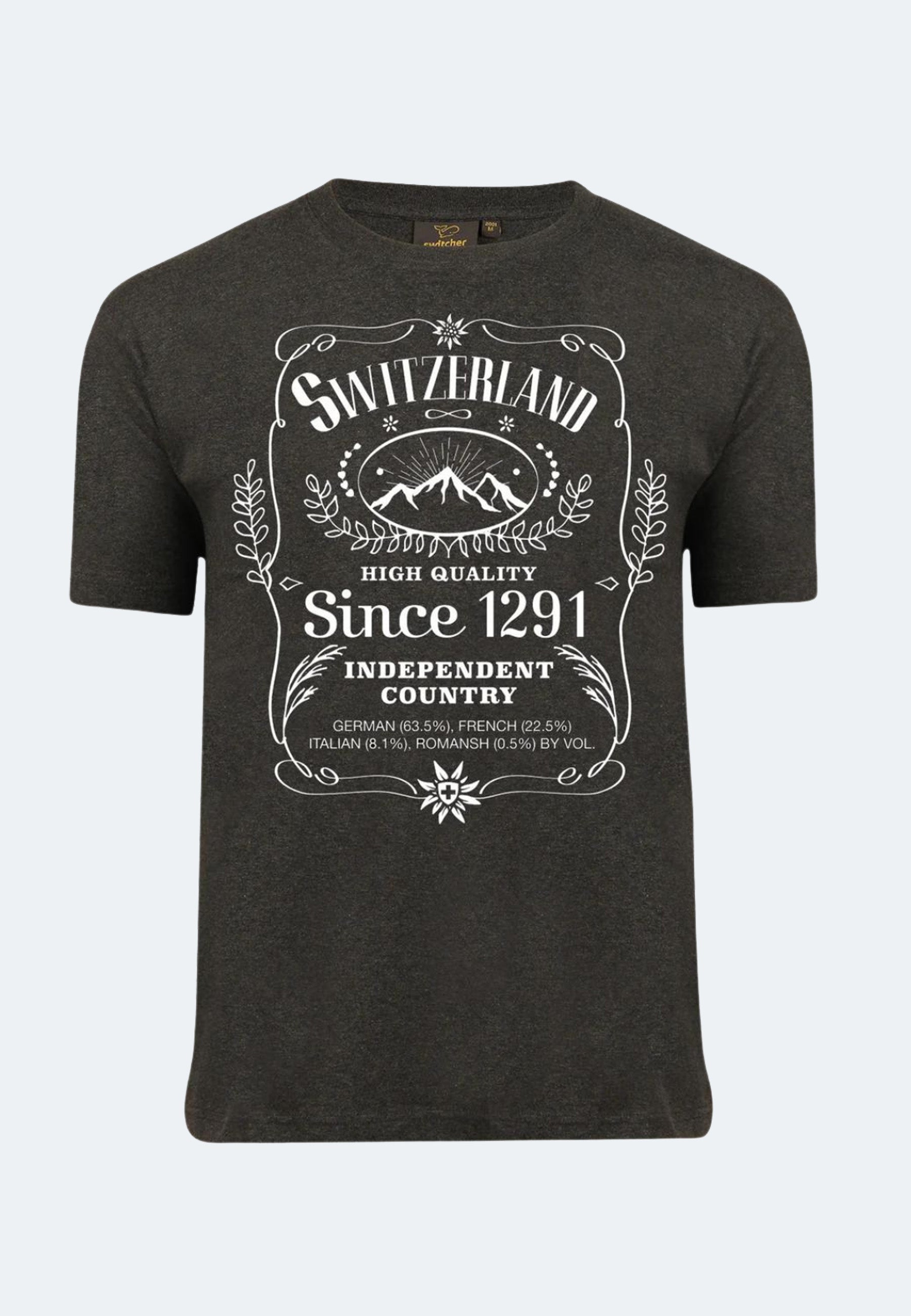 T-Shirt BLACK SWISS