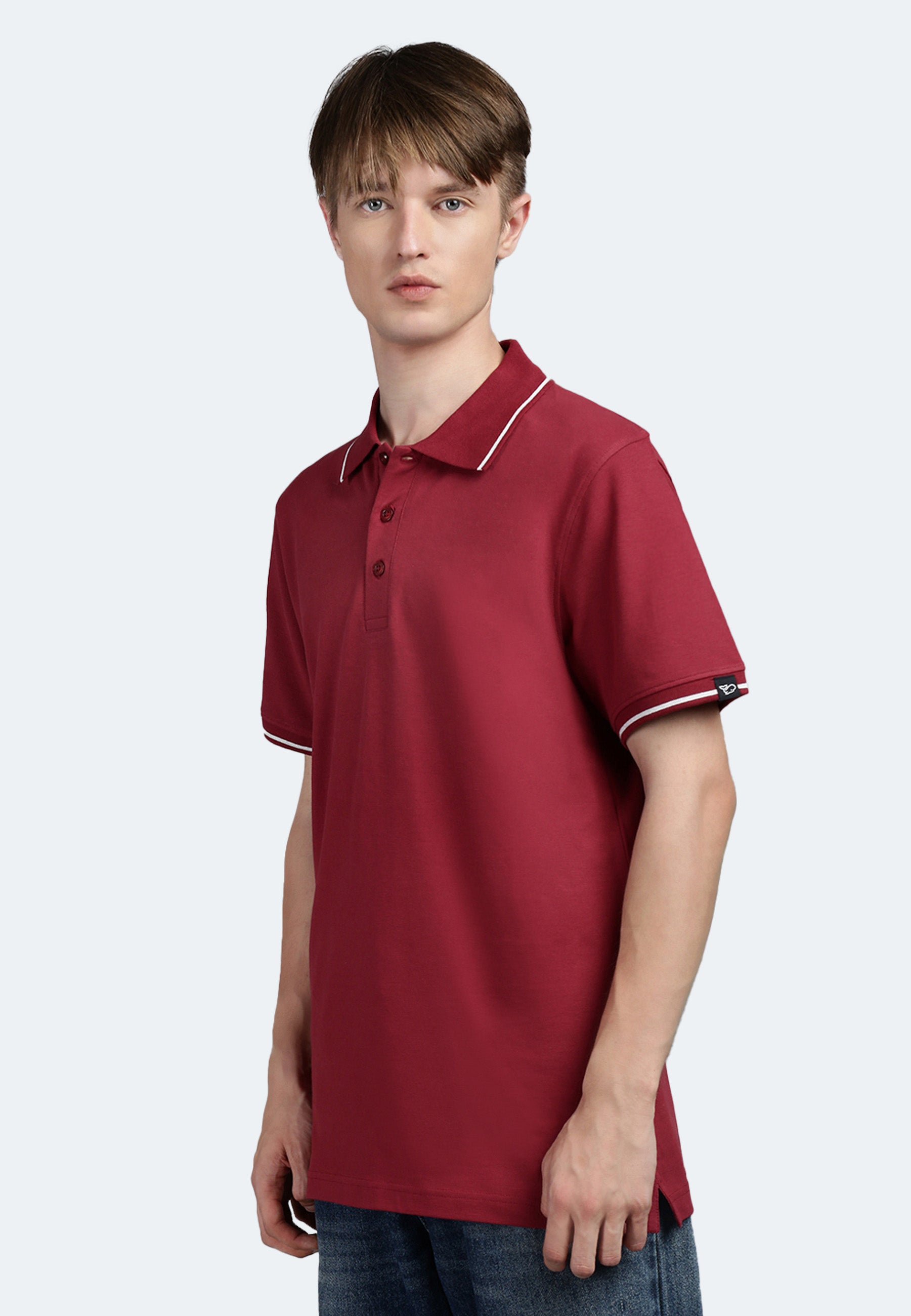 Contrast Polo mit Elasthan Ben