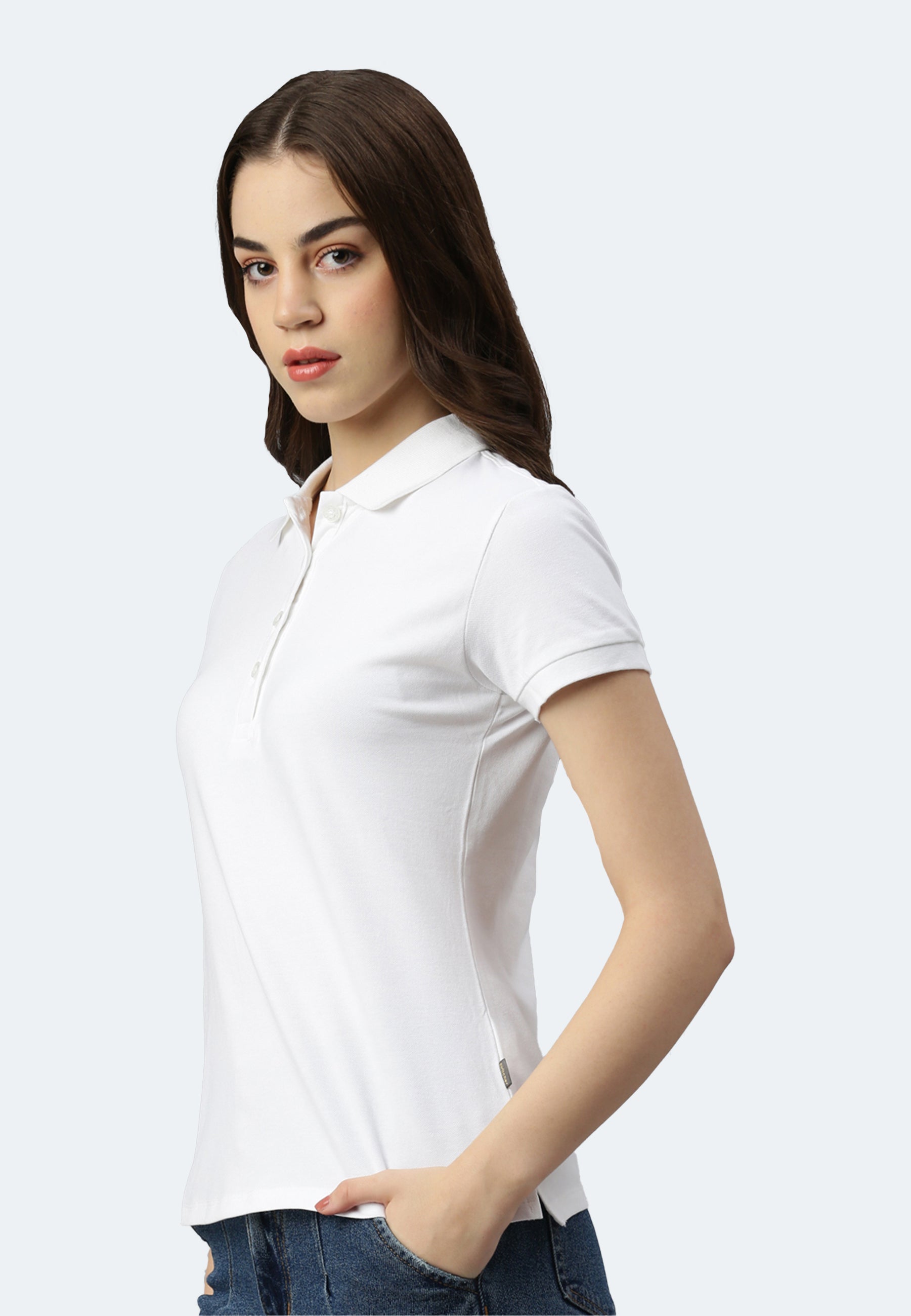 Stretch Bio Piqué Polo Shirt Stacy