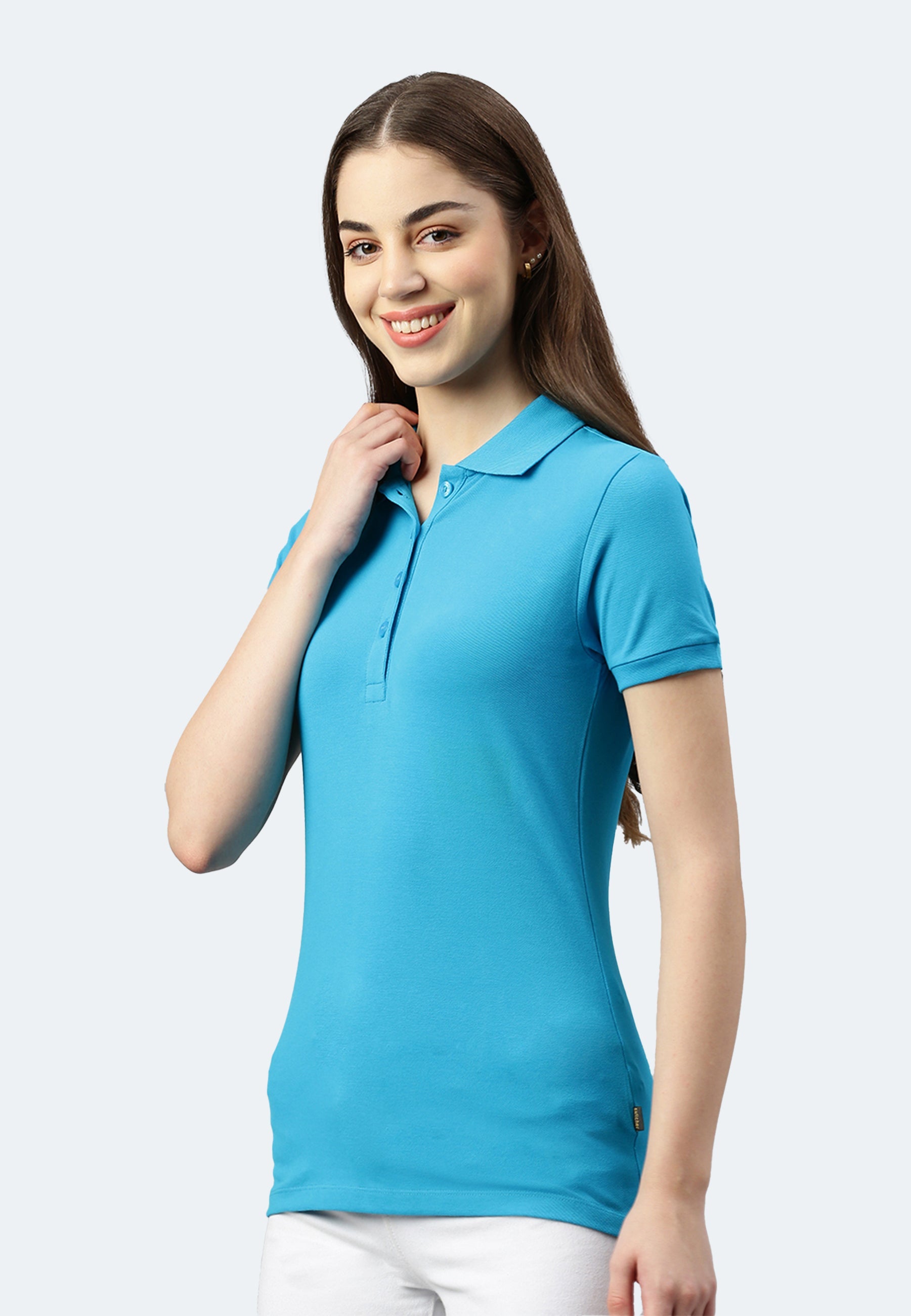 Stretch Bio Piqué Polo Shirt Stacy