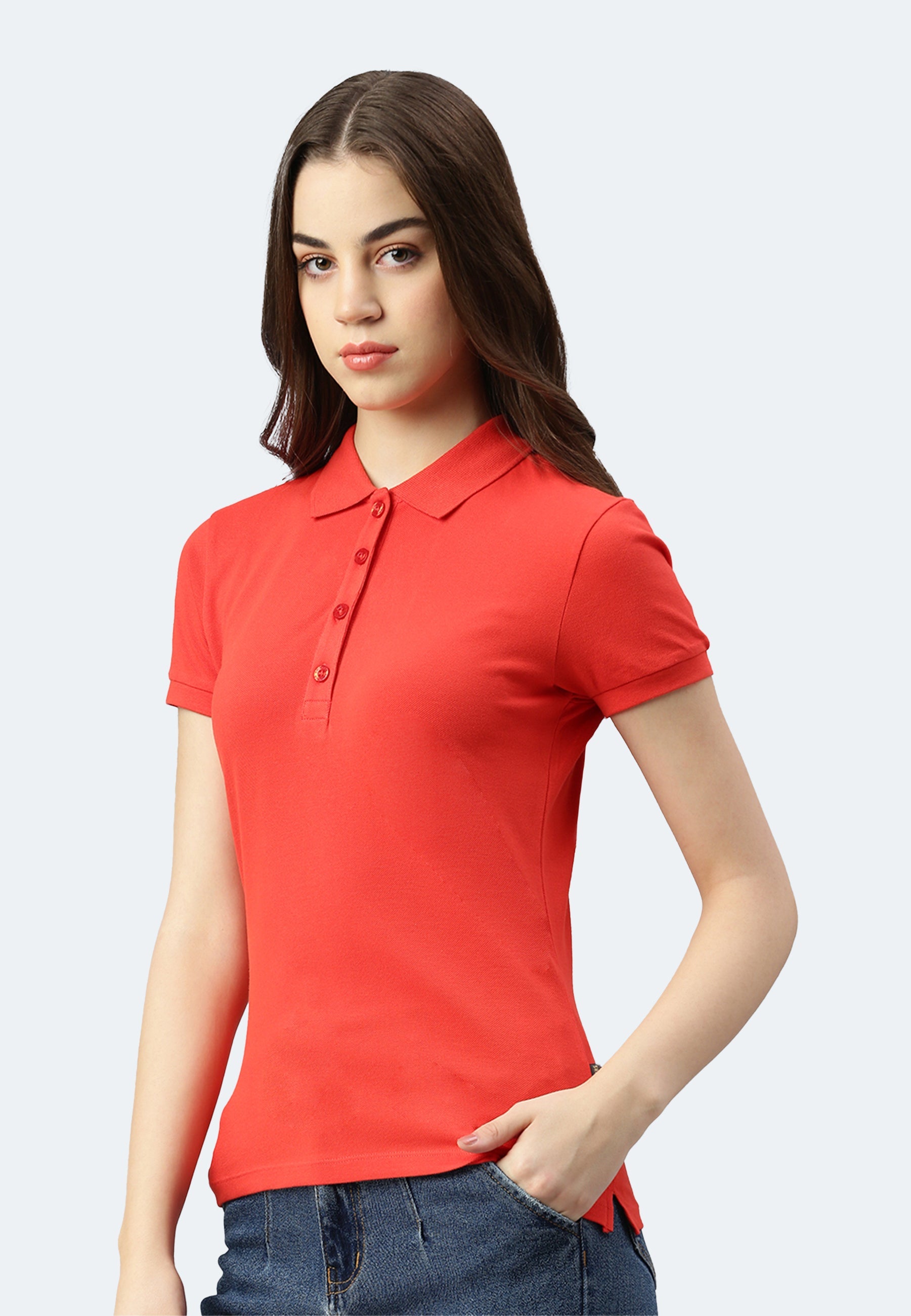 Stretch Bio Piqué Polo Shirt Stacy