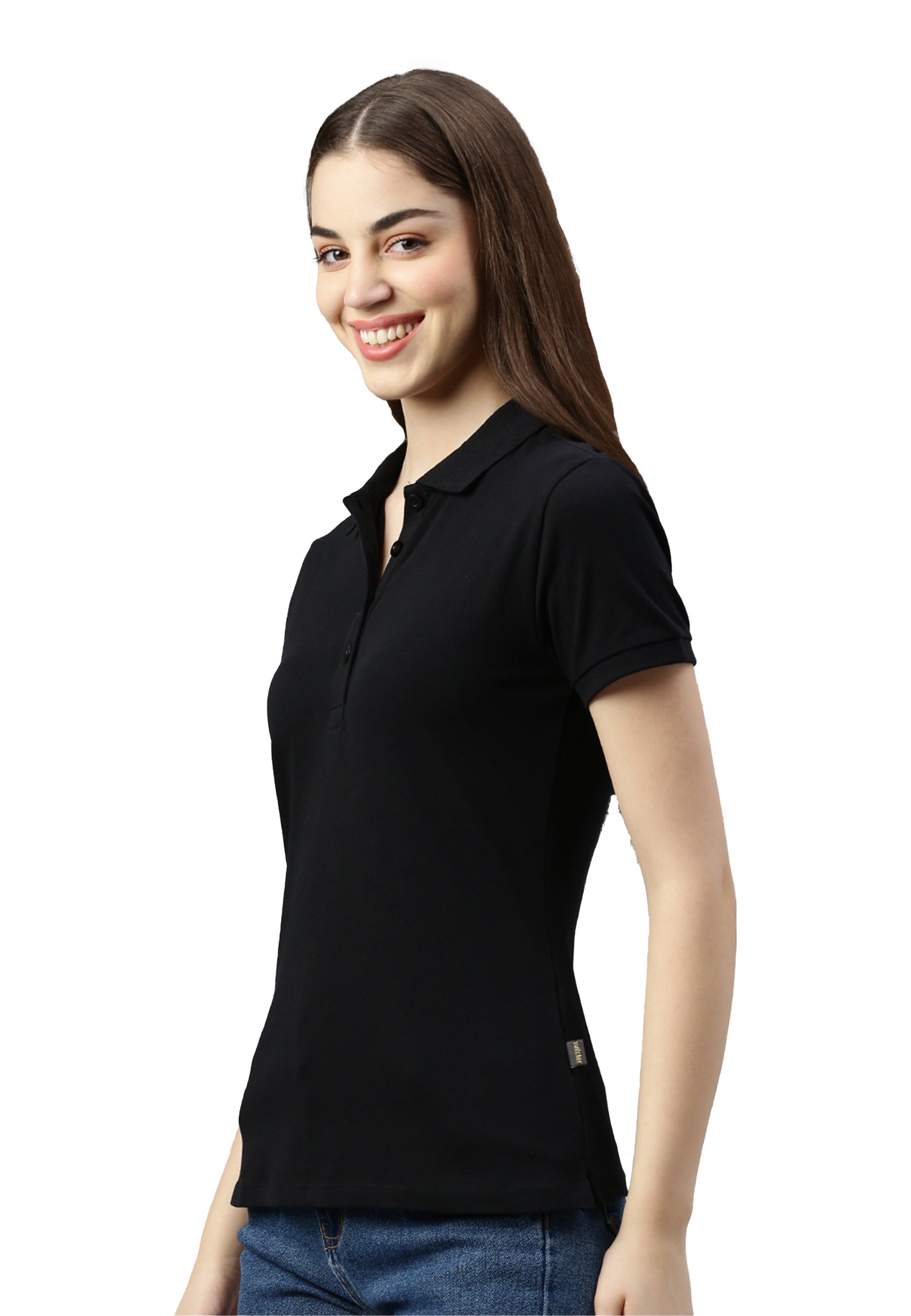 Stretch Bio Piqué Polo Shirt Stacy
