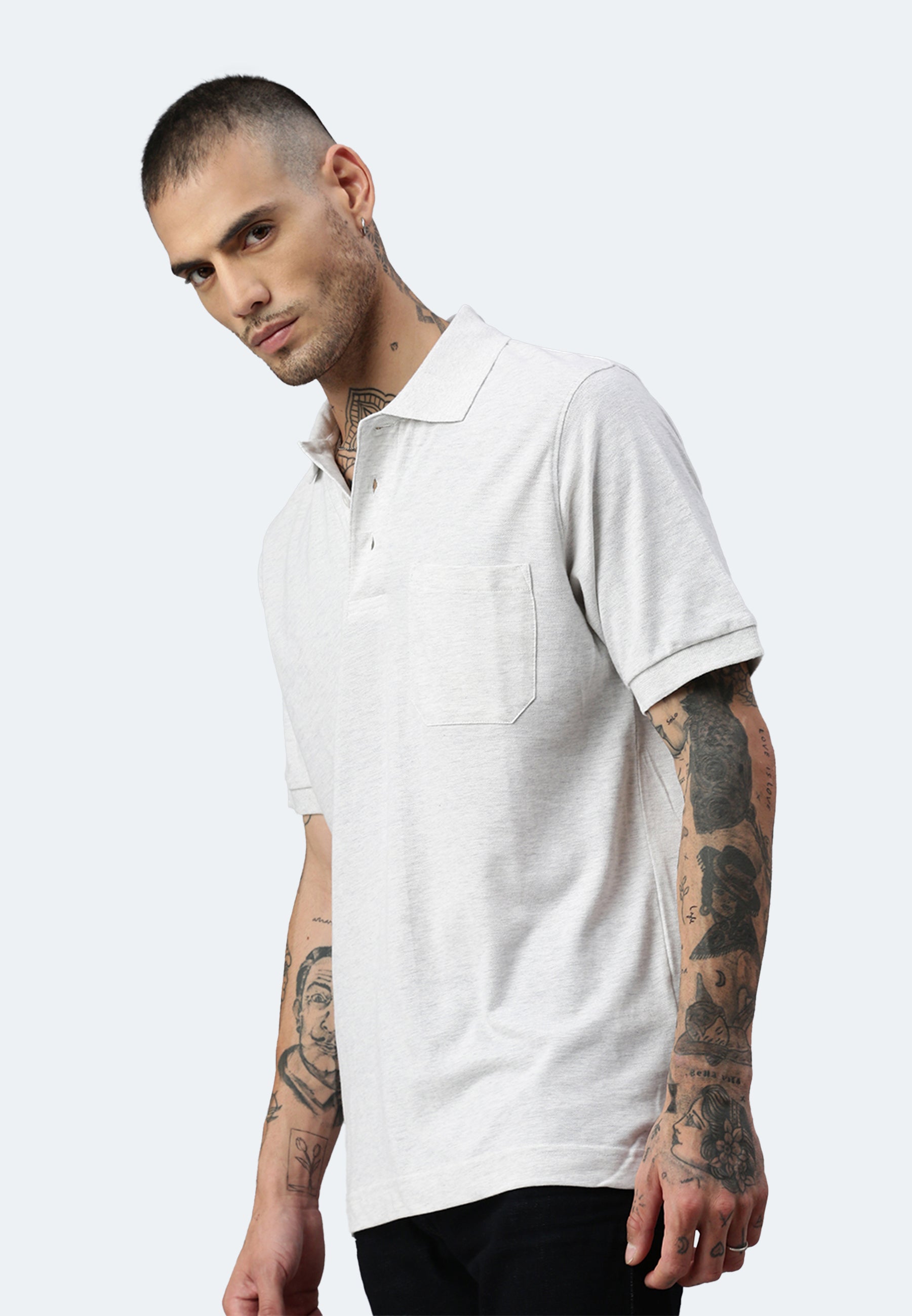 Airtex Piqué Pocket Poloshirt Whale