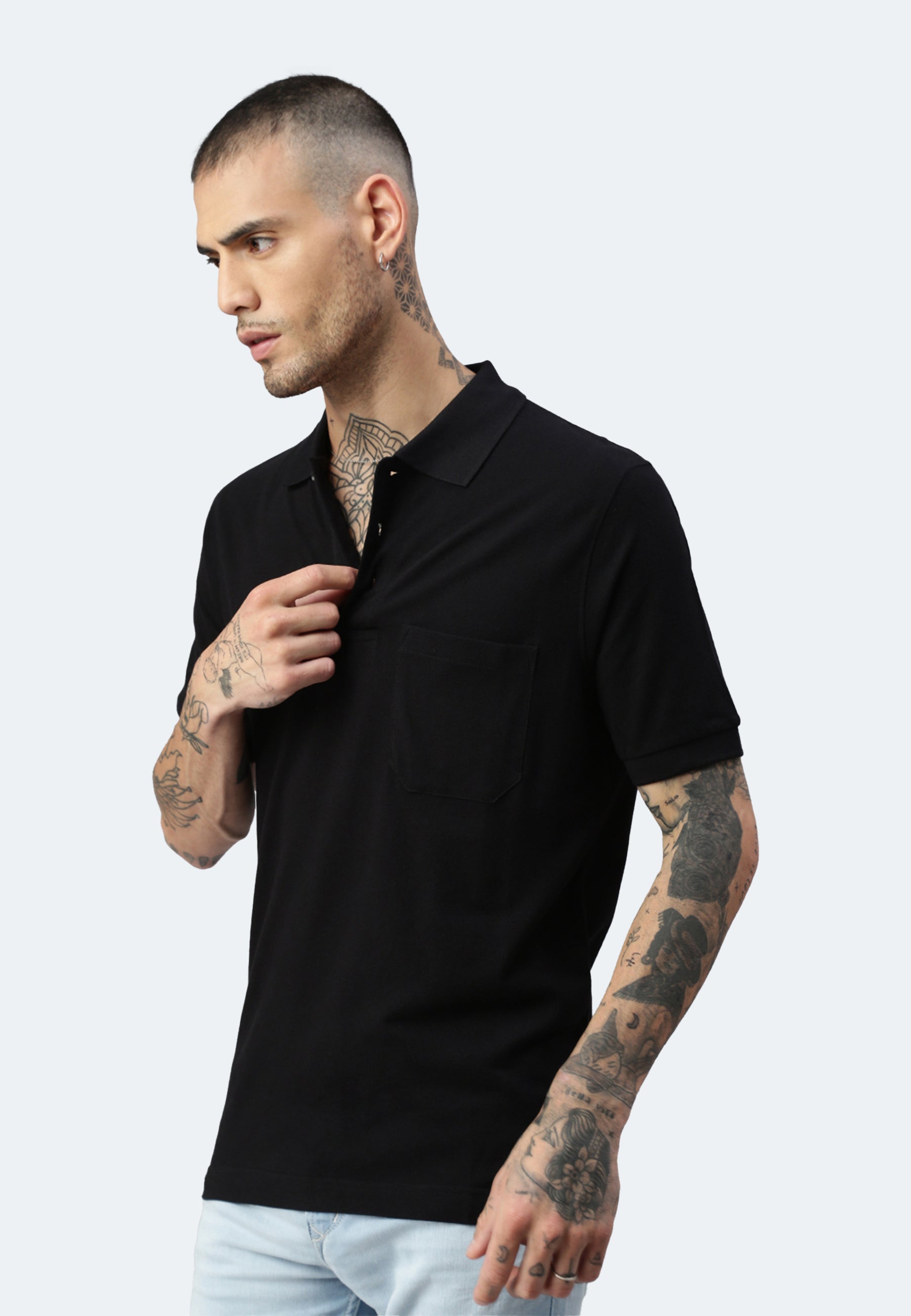 Airtex Piqué Pocket Poloshirt Whale