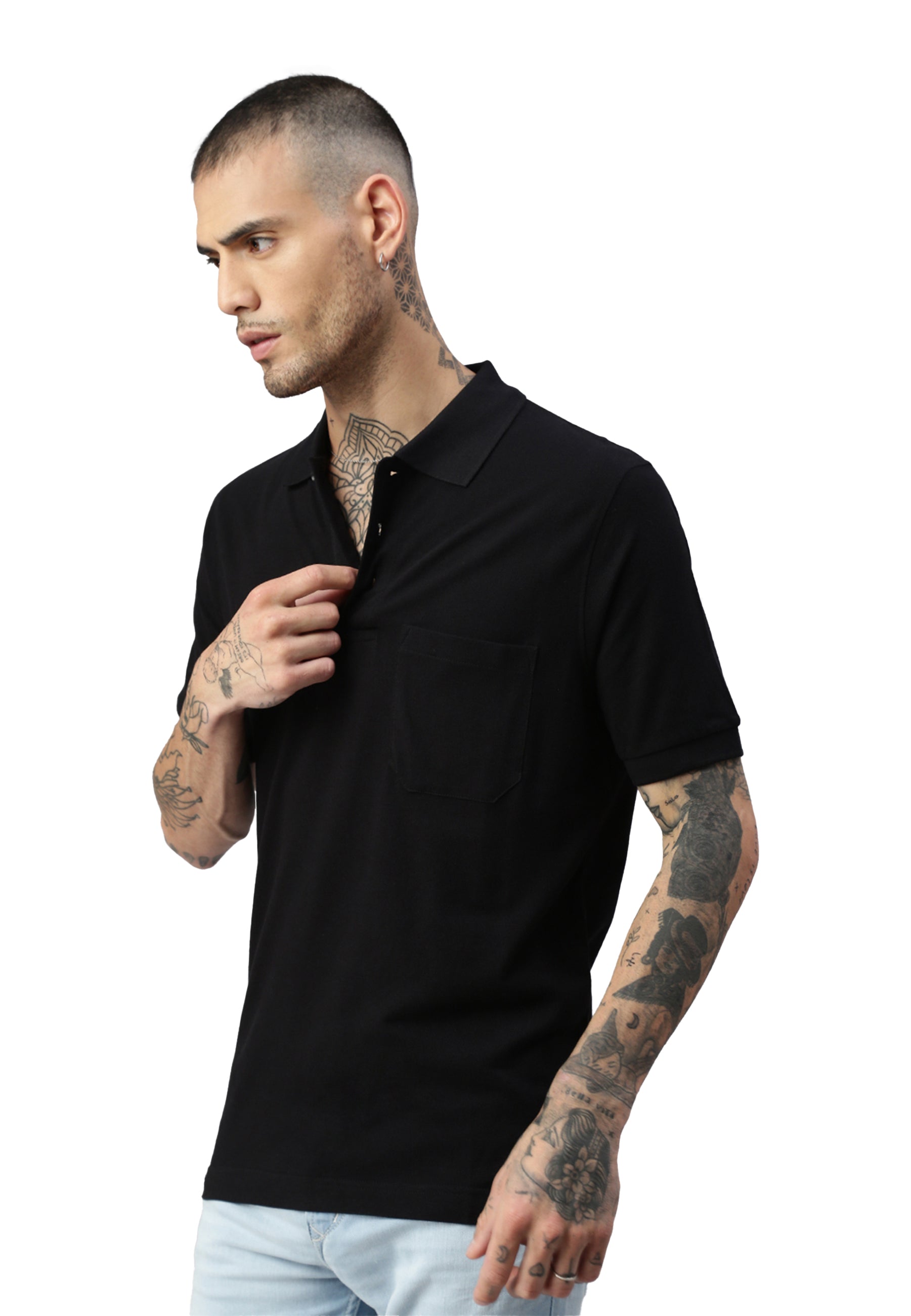 Airtex Piqué Pocket Poloshirt Whale