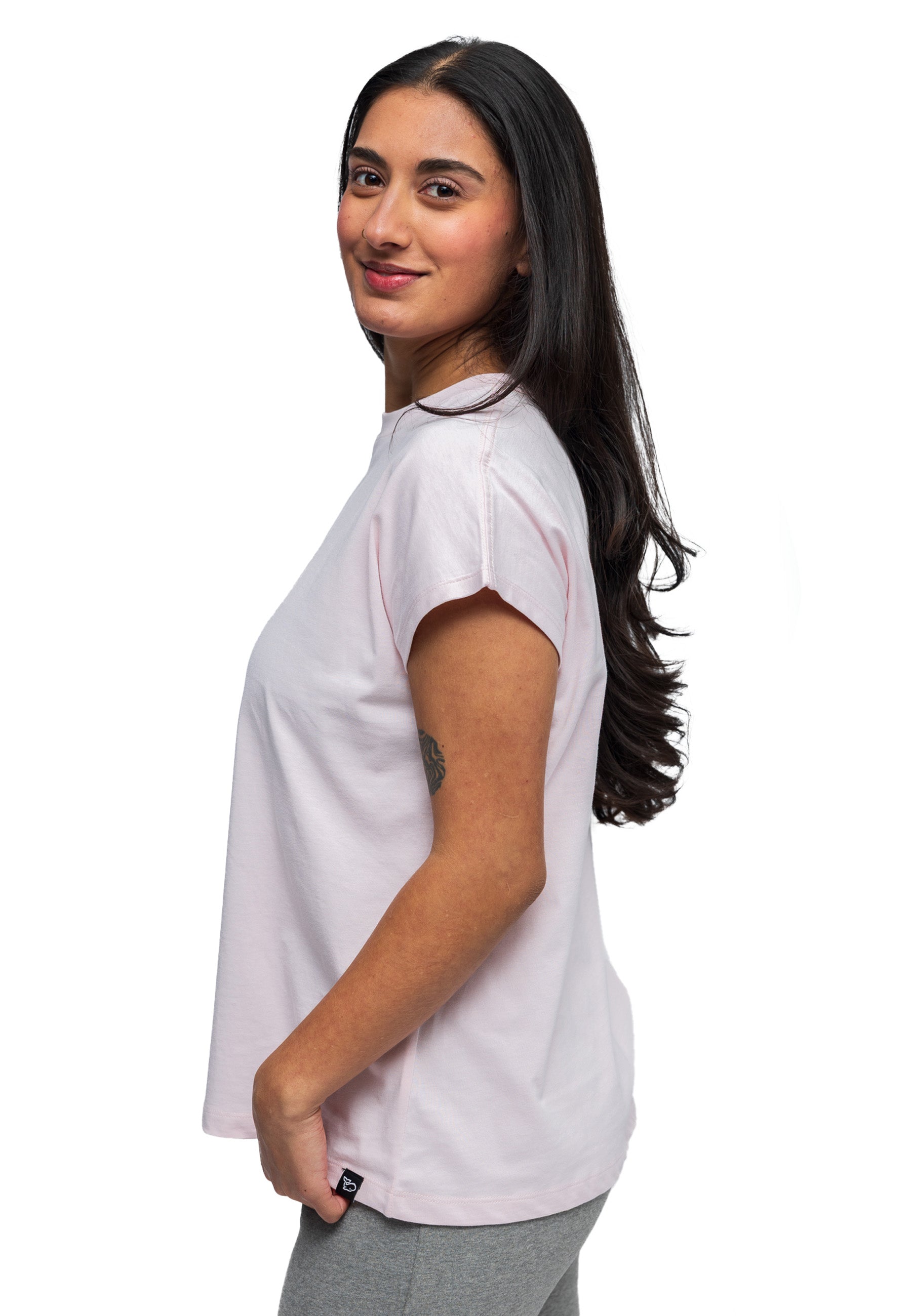 Lady Lola Damen T-Shirt mit angeschnittenen Ärmeln