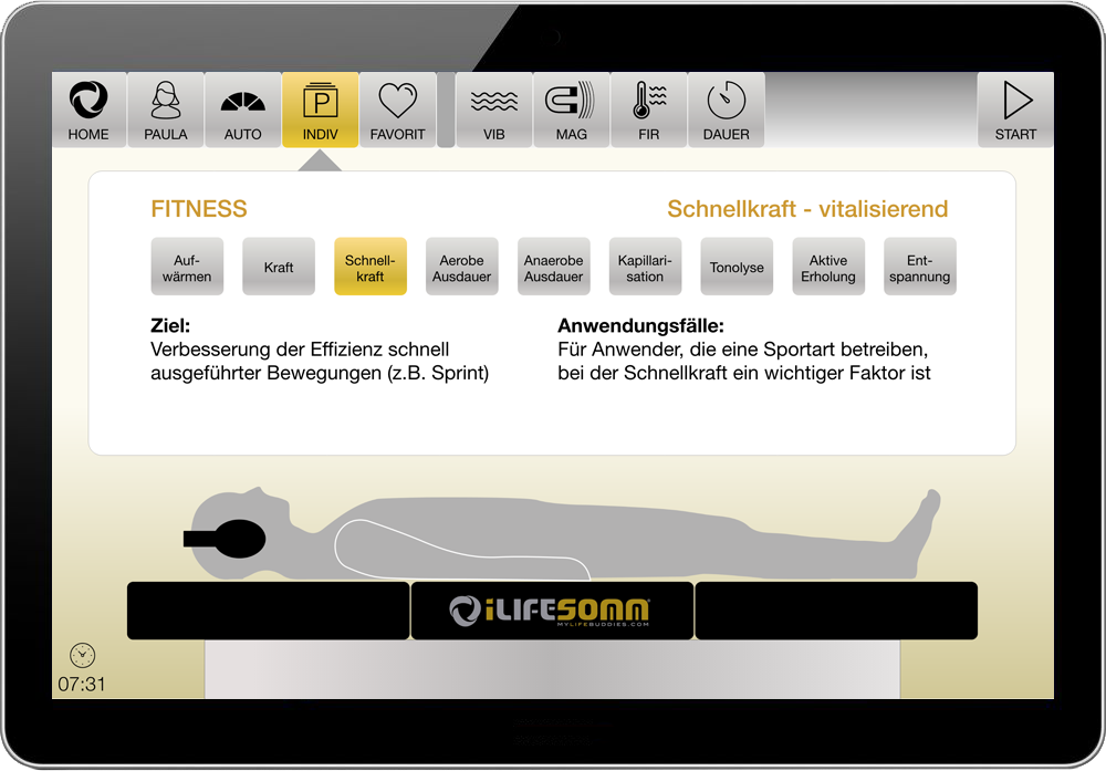 iLifeSOMM Software - Upgrade von digital Basic auf Fitness