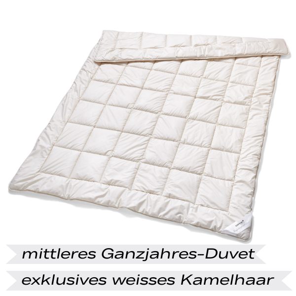 SLEEPLINE CAMEL white – Edelhaarduvet